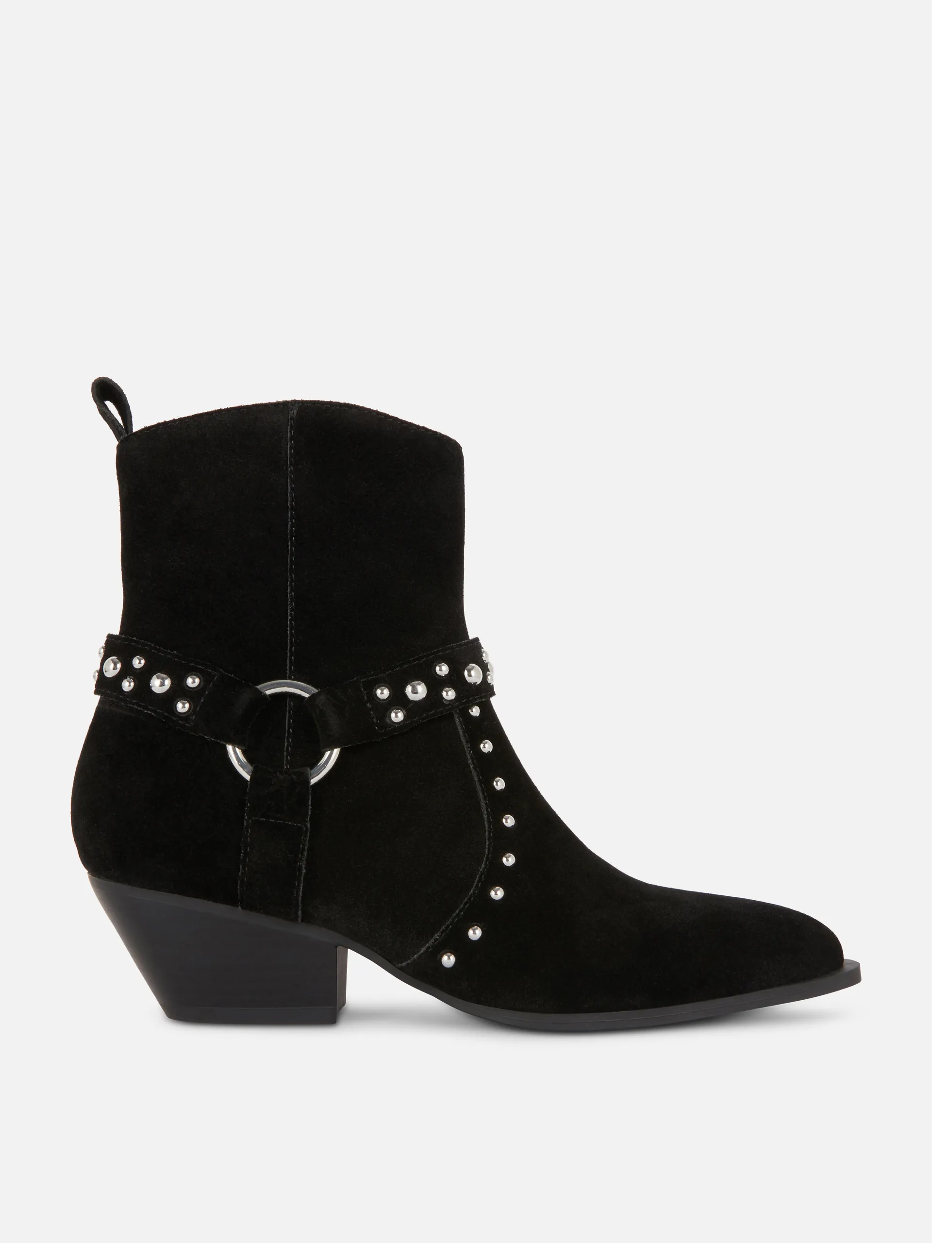 Rita Ora Suede Studded Ankle Boots