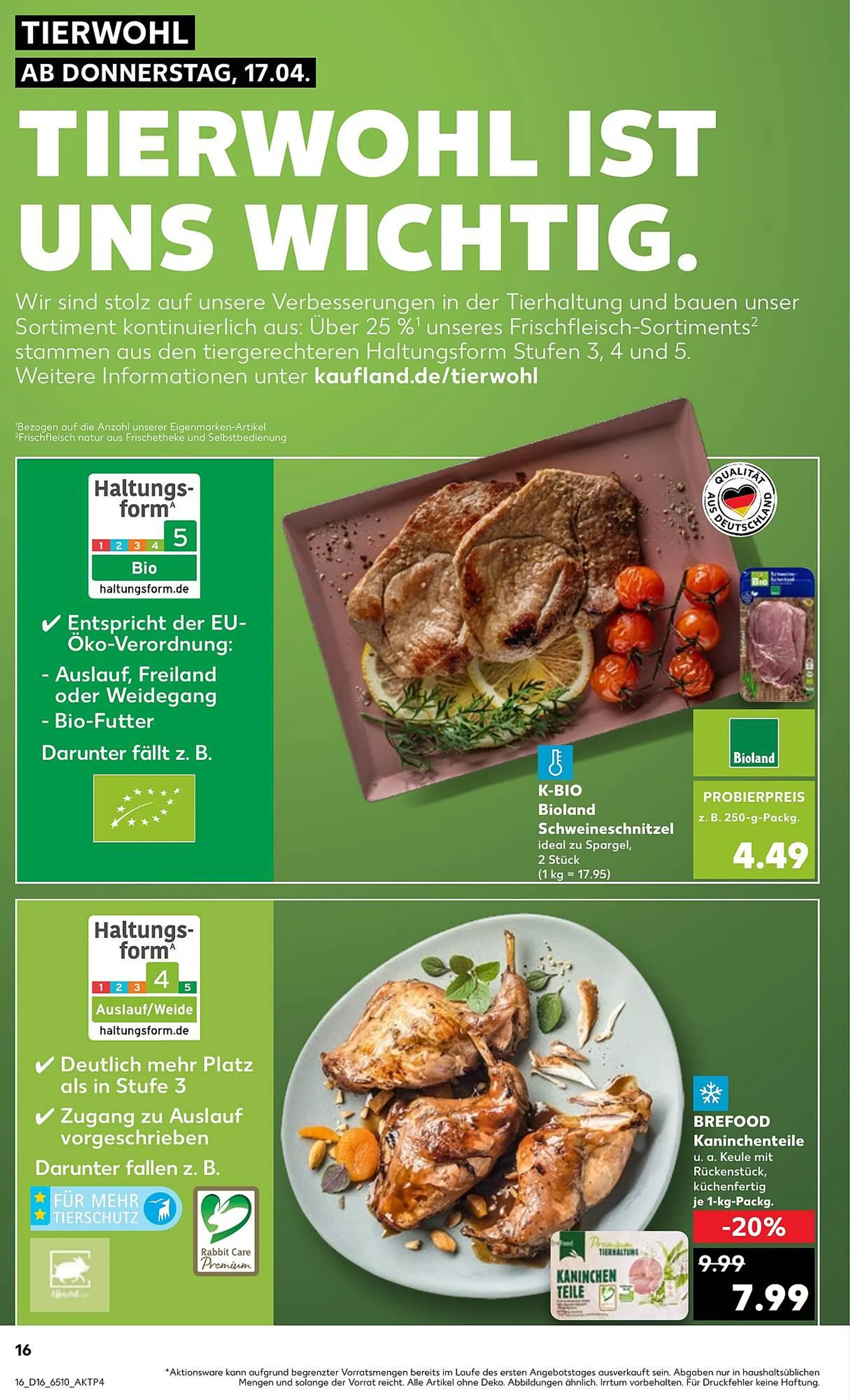 Kaufland Prospekt von 17. April bis 23. April 2025 - Prospekt seite 16