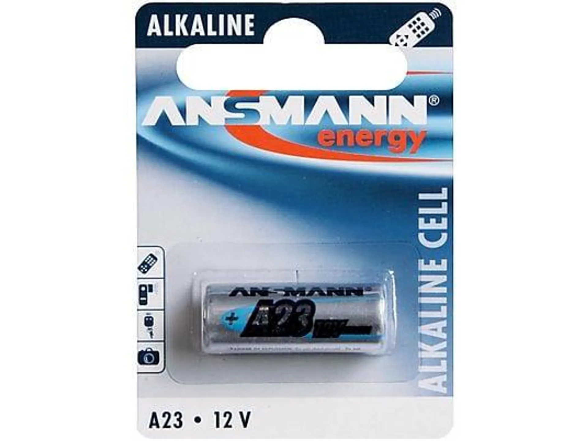 ANSMANN 5015182 12V ALKALINE A 23 KNOPFZELLE A23 Batterie, Alkaline, 12 Volt