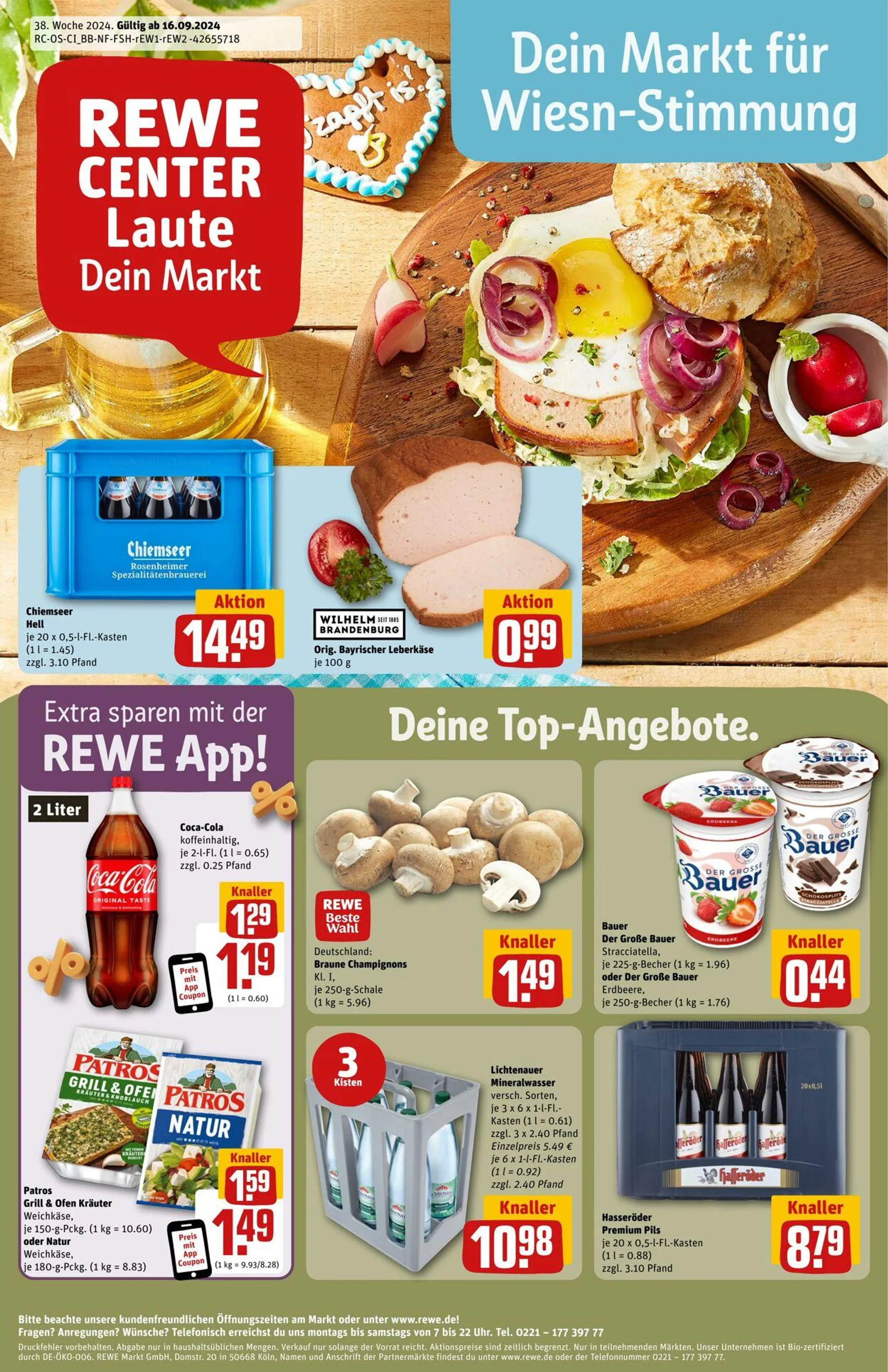 Rewe - Brandenburg Aktueller Prospekt - 1