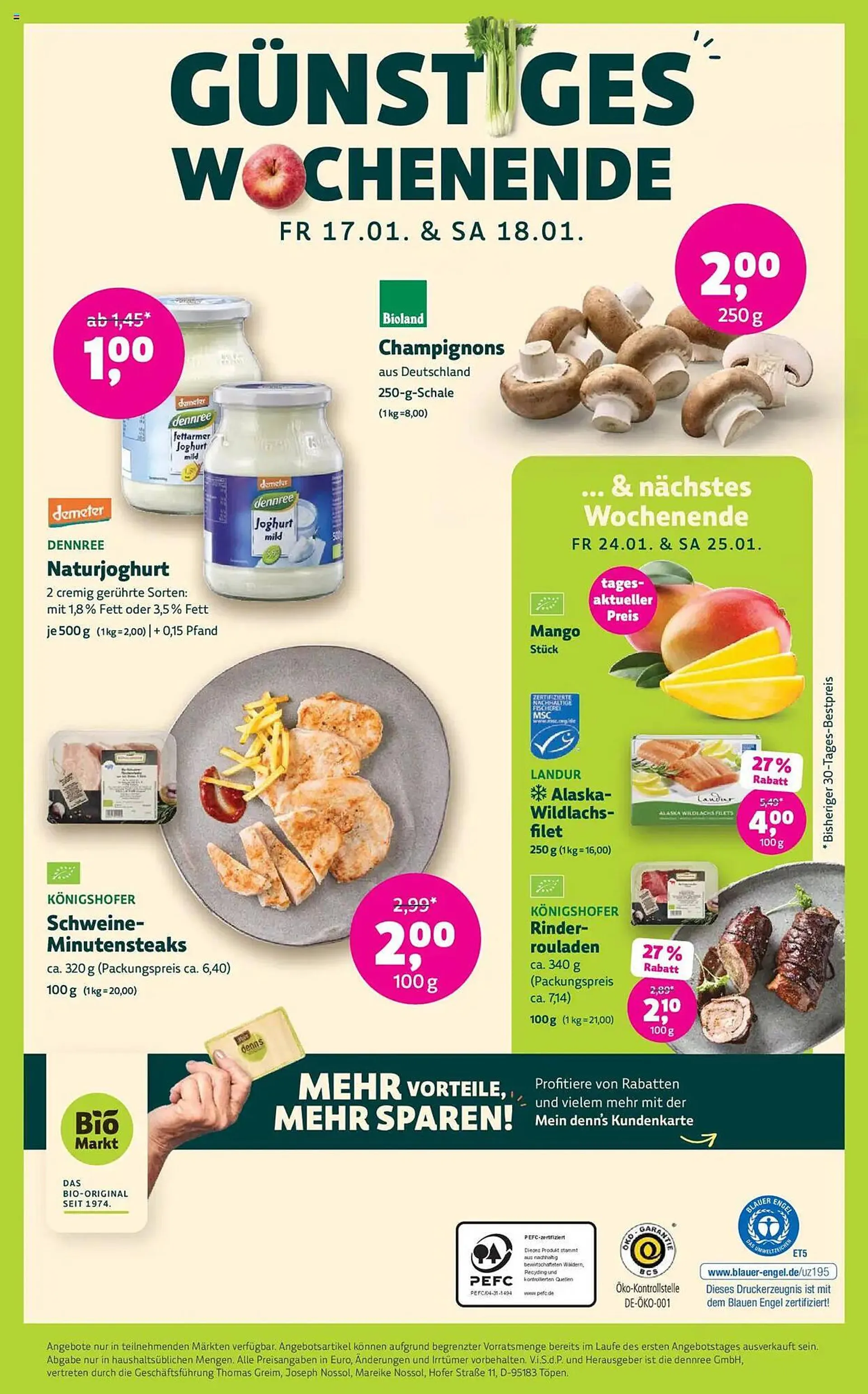 Biomarkt Prospekt von 15. Januar bis 28. Januar 2025 - Prospekt seite 12