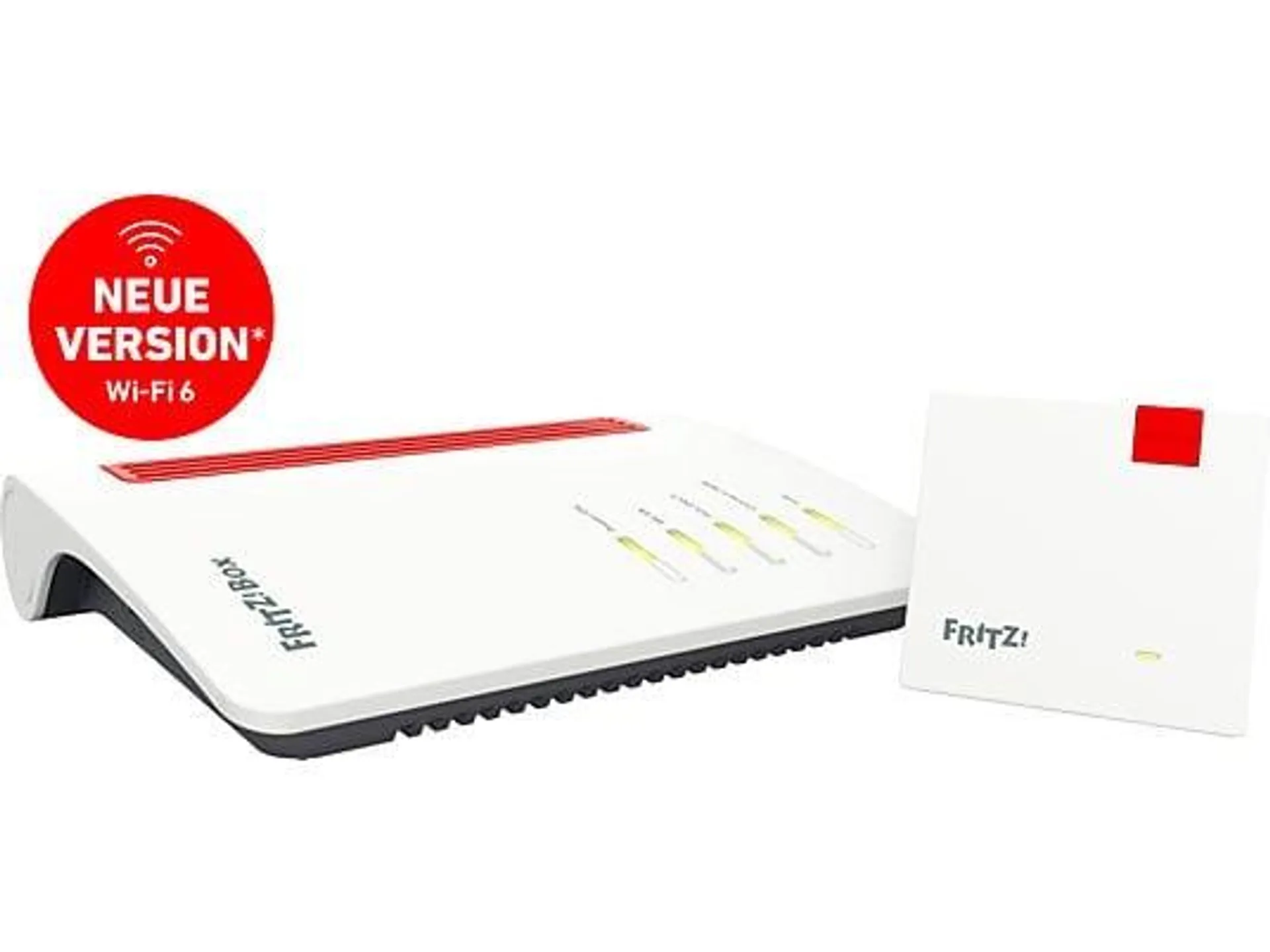 AVM FRITZ! Mesh Set 7530 AX + 1200 AX, (Wi-Fi 6) WLAN Mesh Router + (WiFi 6) Repeater 2400 Mbit/s