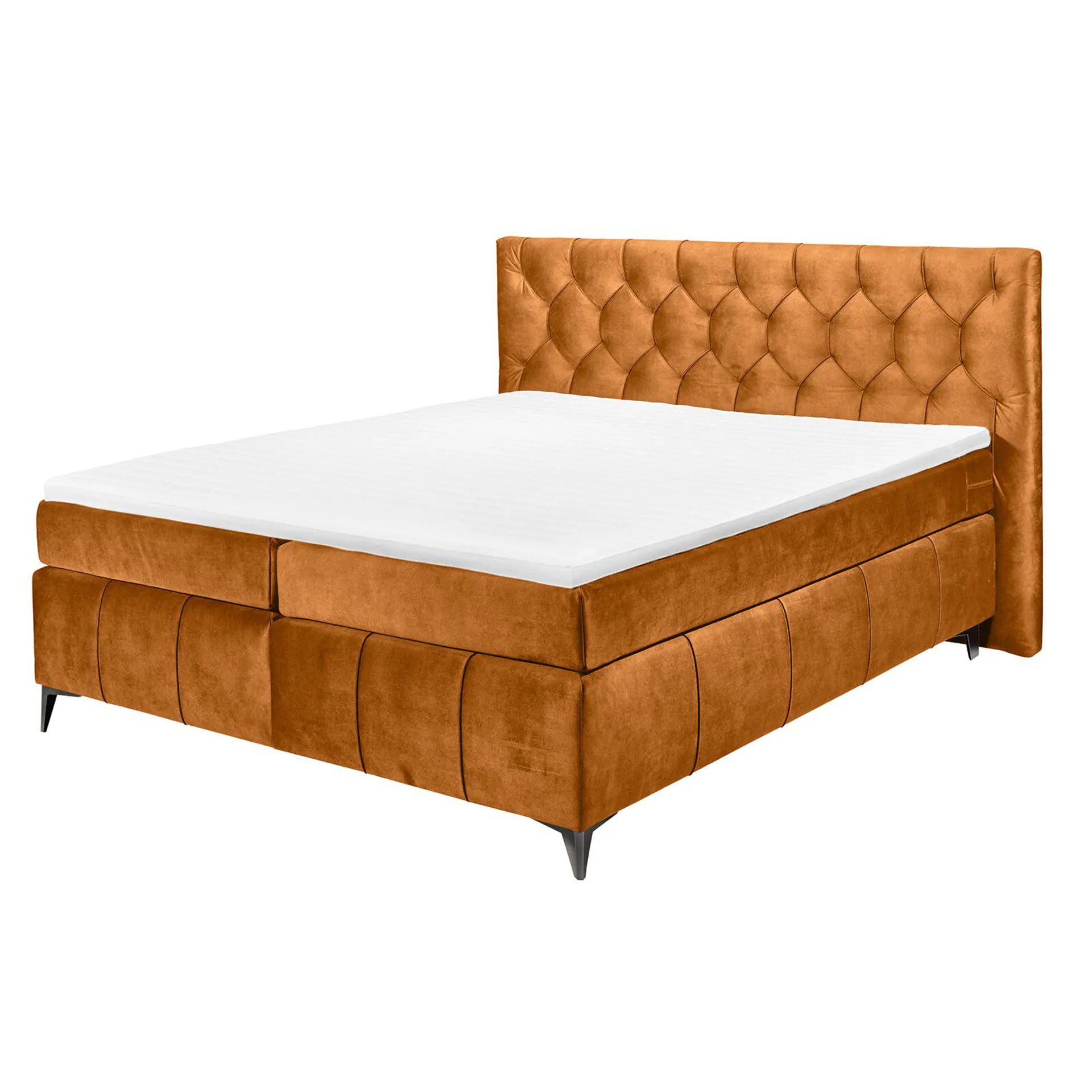 Boxspringbett - amber - Tonnentaschenfederkern - H2 - 180x200 cm