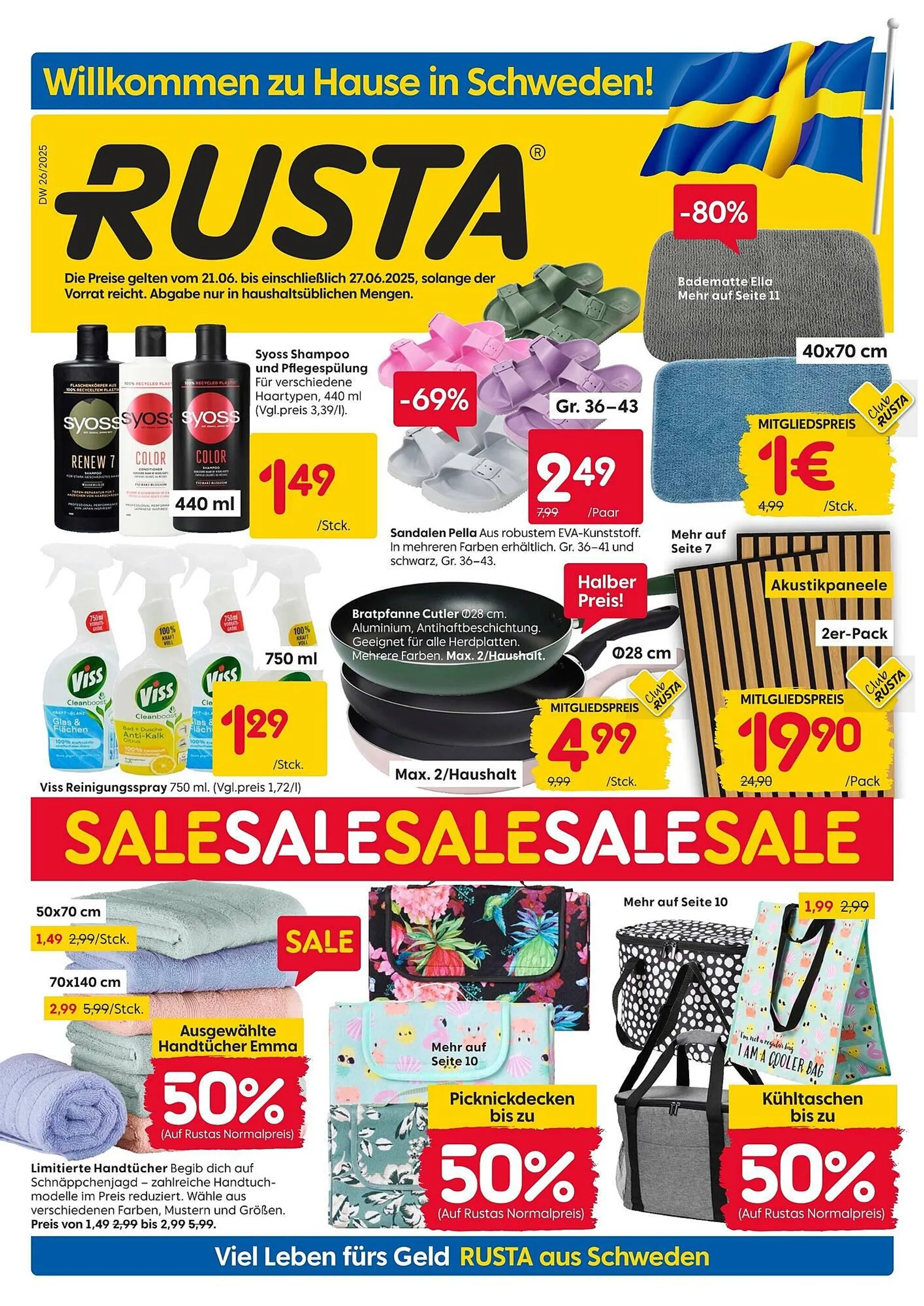 Rusta Prospekt von 21. Juni bis 27. Juni 2025 - Prospekt seite 1