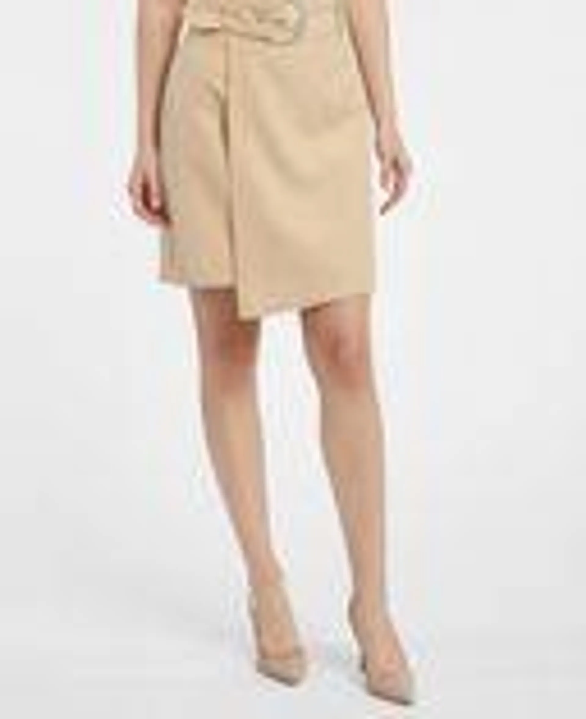 Beige Damen-Bleistiftrock ORSAY