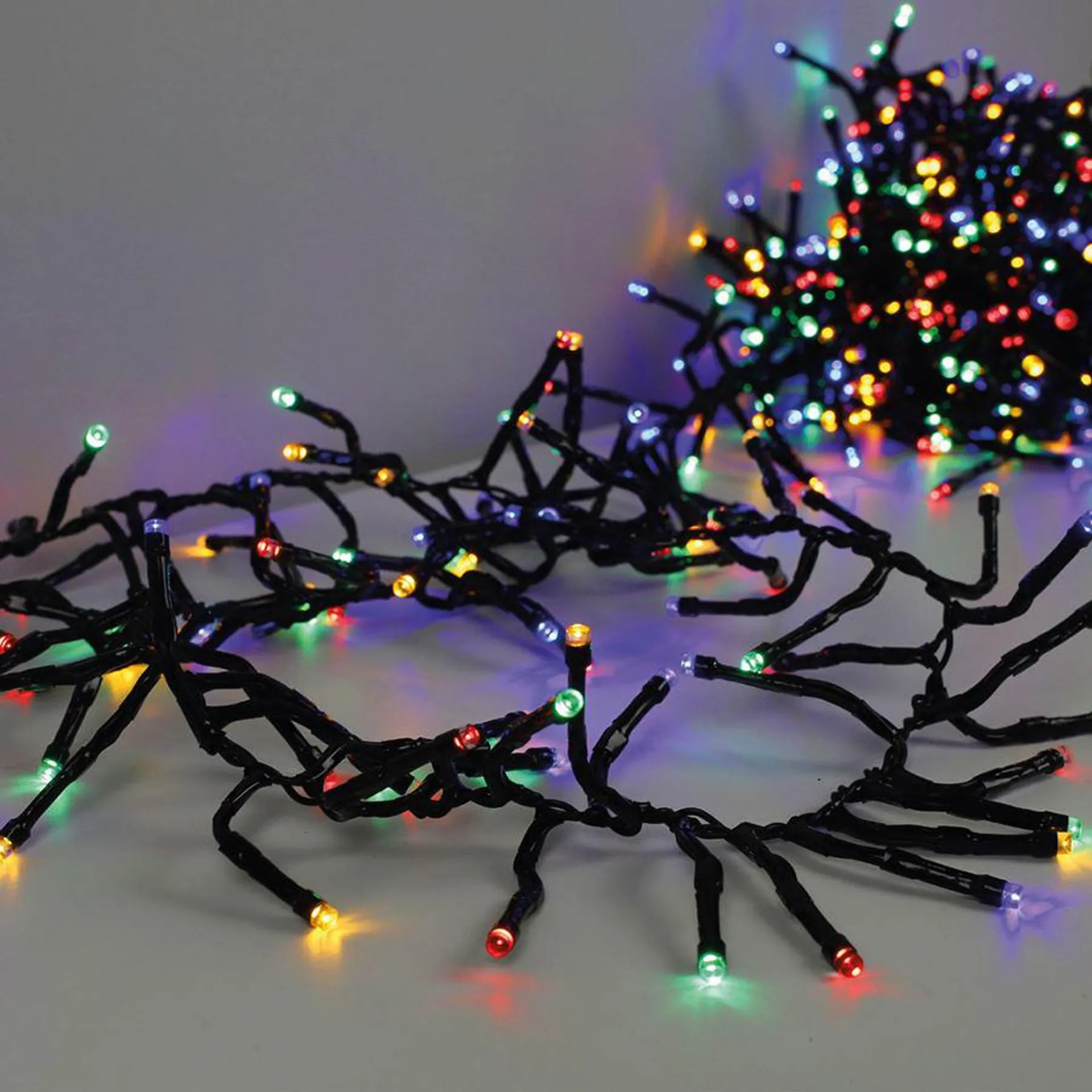 LED-Cluster-Lichterkette mit 768 LEDs Multicolor