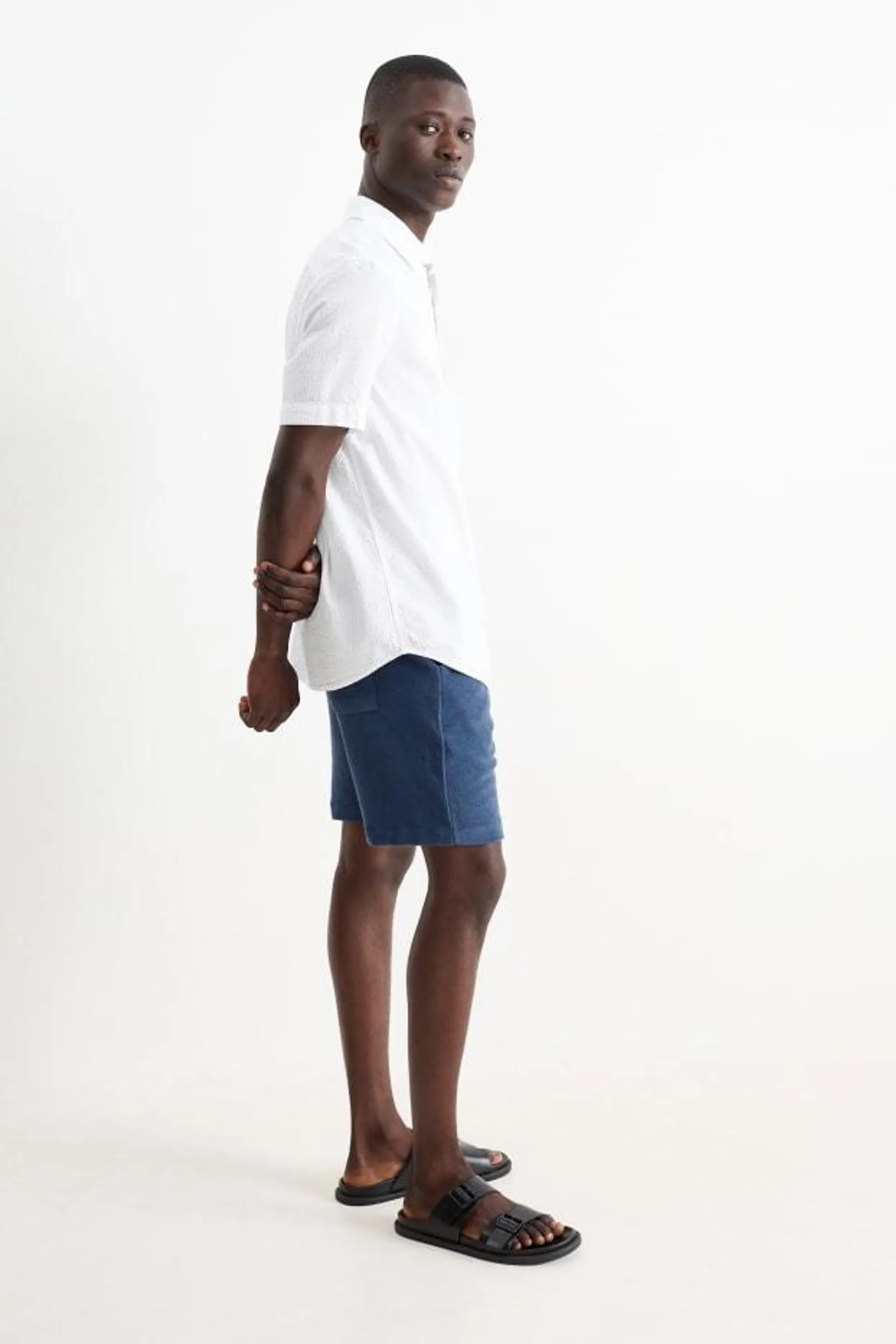 Terry cloth shorts