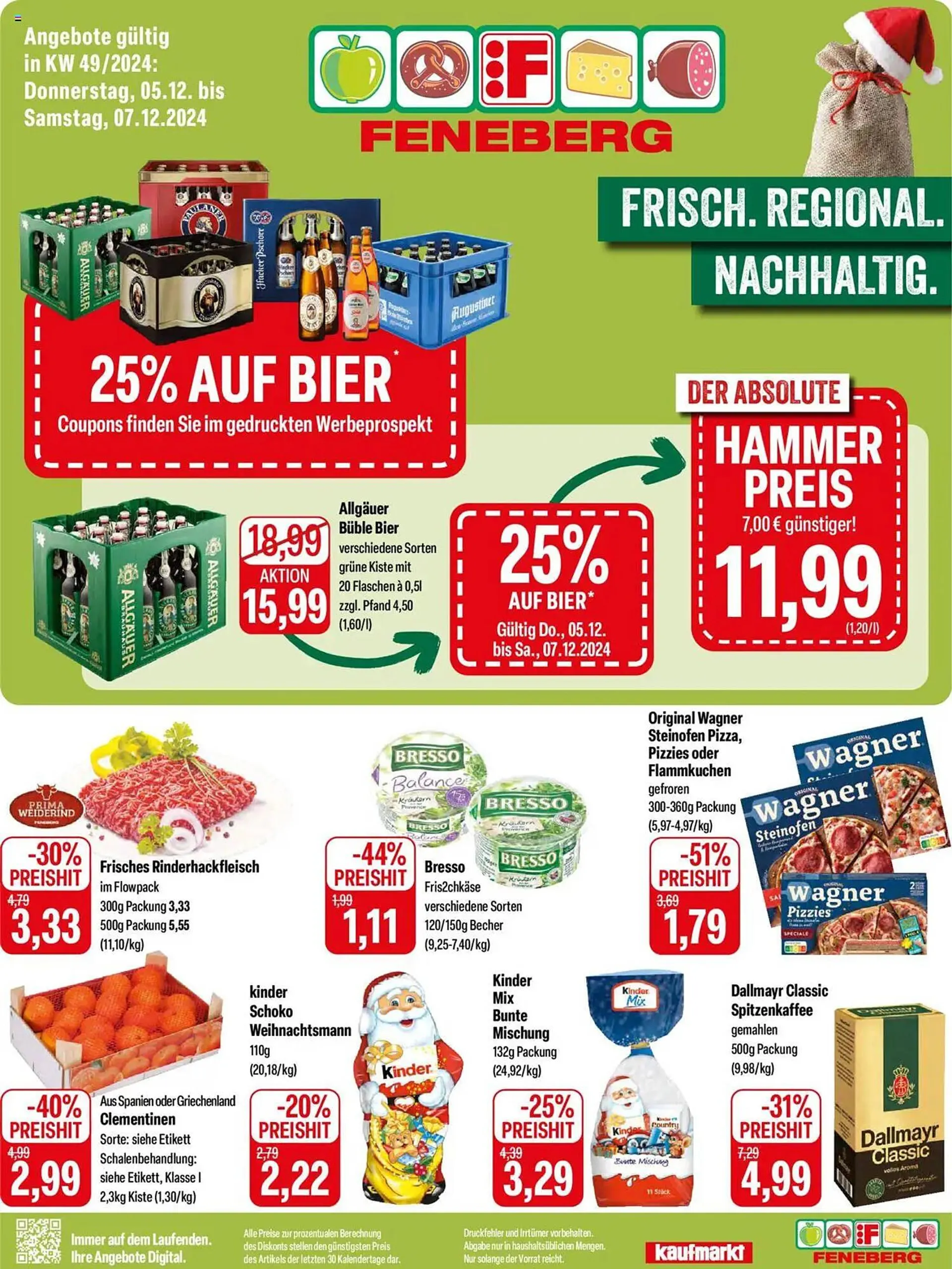 Feneberg Prospekt von 5. Dezember bis 7. Dezember 2024 - Prospekt seite 1