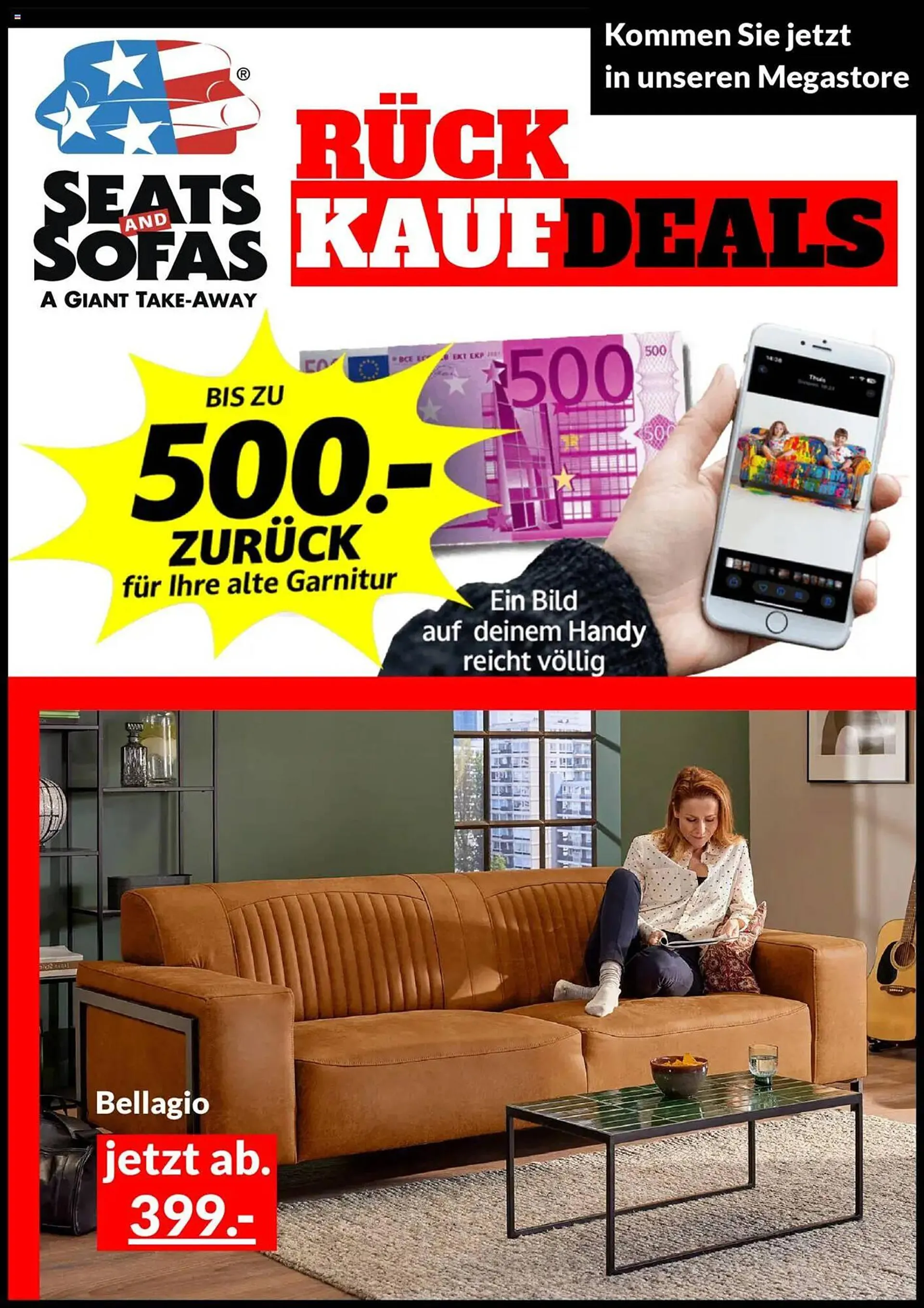 Seats and Sofas Prospekt von 28. April bis 27. Mai 2025 - Prospekt seite 1