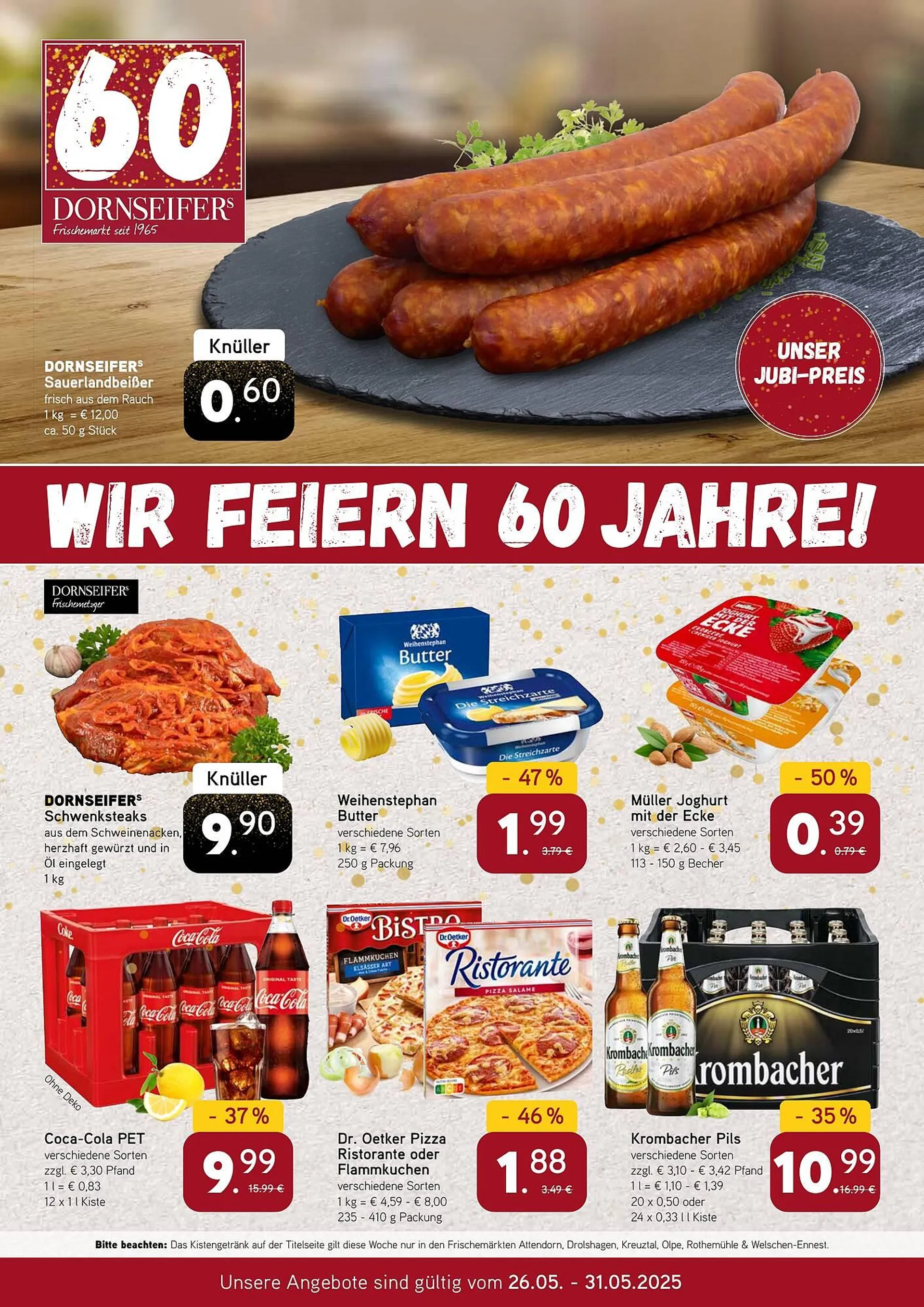 Dornseifer Prospekt von 26. Mai bis 1. Juni 2025 - Prospekt seite 1