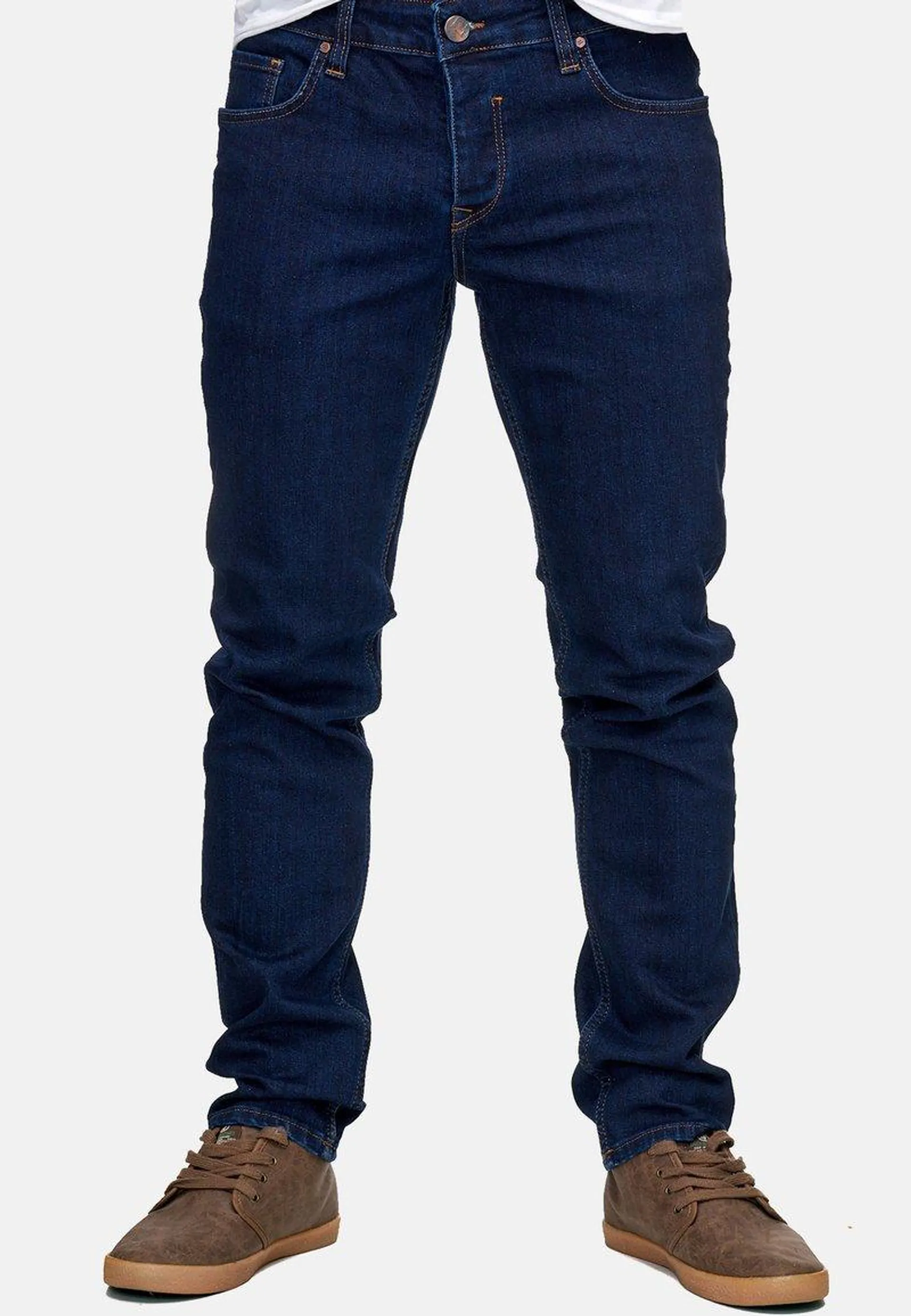 BASIC STRETCH - Slim fit jeans - dunkelblau