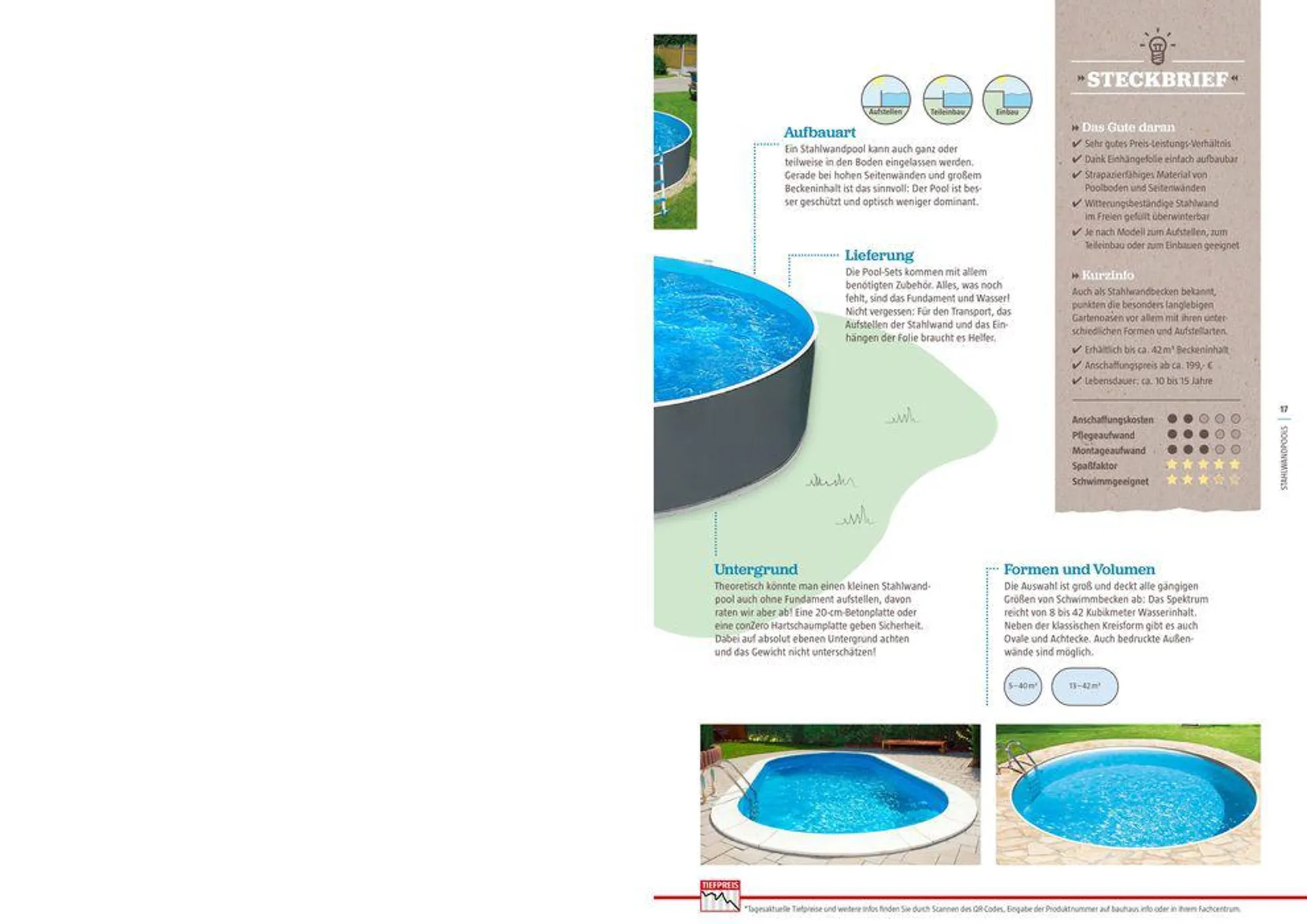 Spa und Pools 2023 von 23. Februar bis 1. Juni 2024 - Prospekt seite 17