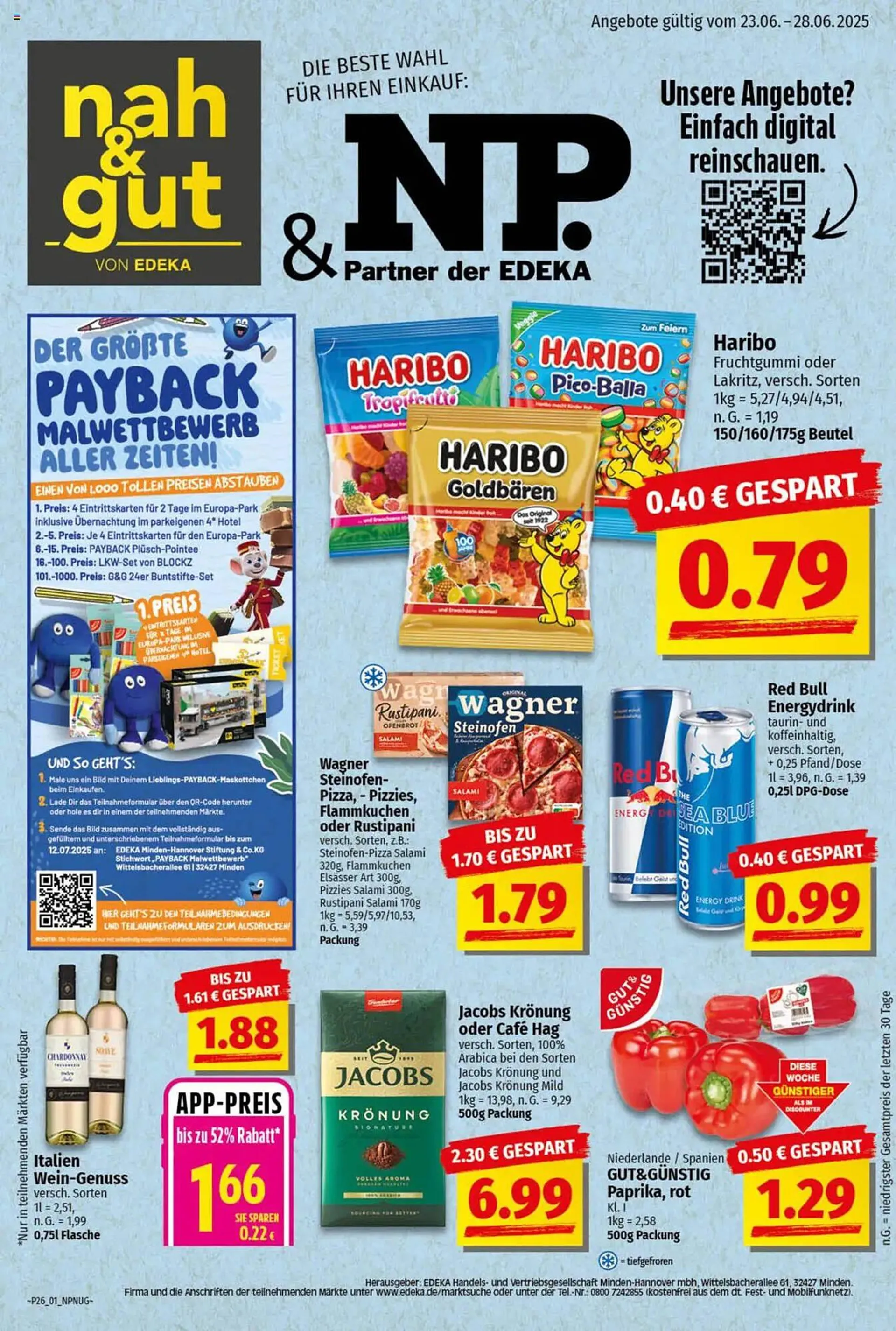 nah & gut Prospekt von 23. Juni bis 28. Juni 2025 - Prospekt seite 1