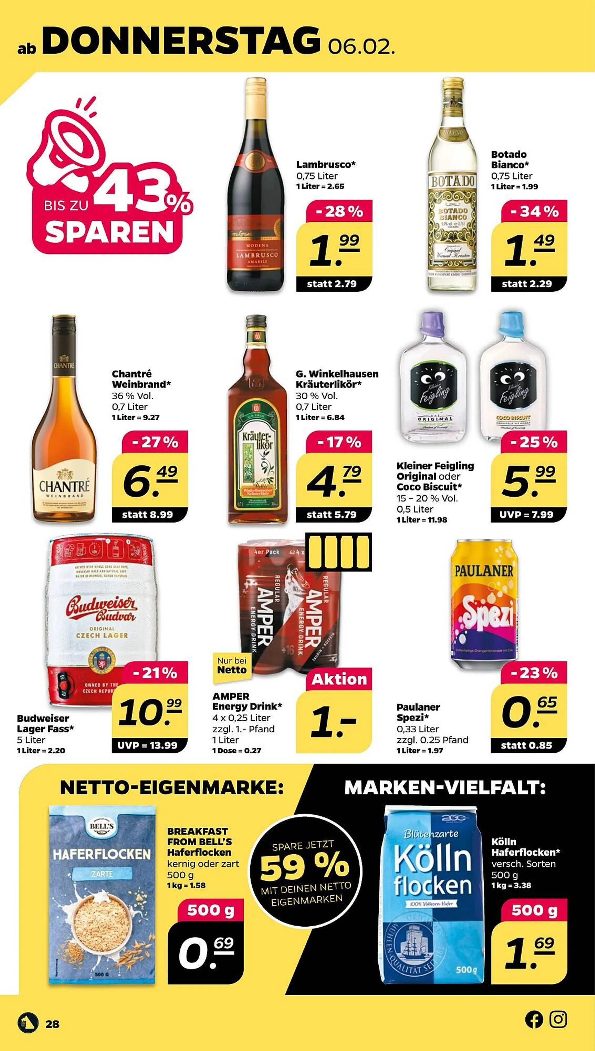 NETTO Prospekt von 3. Februar bis 8. Februar 2025 - Prospekt seite 28