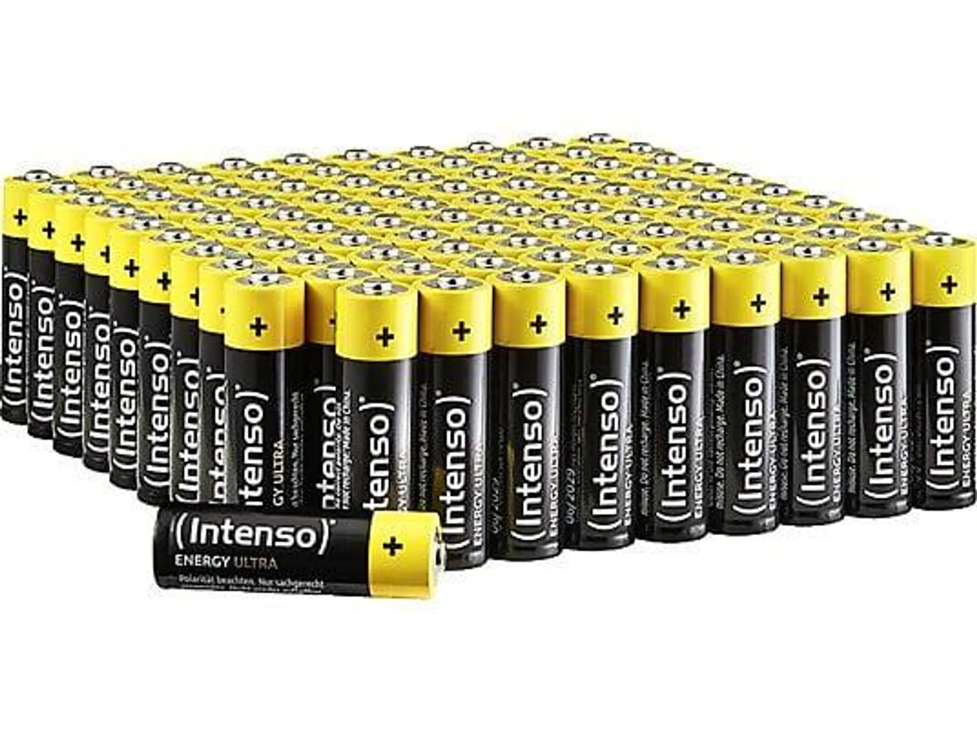 INTENSO Energy Ultra AA, LR 6, Mignon, Alkaline Manganese (Quecksilberfrei) Batterien 100 Stück