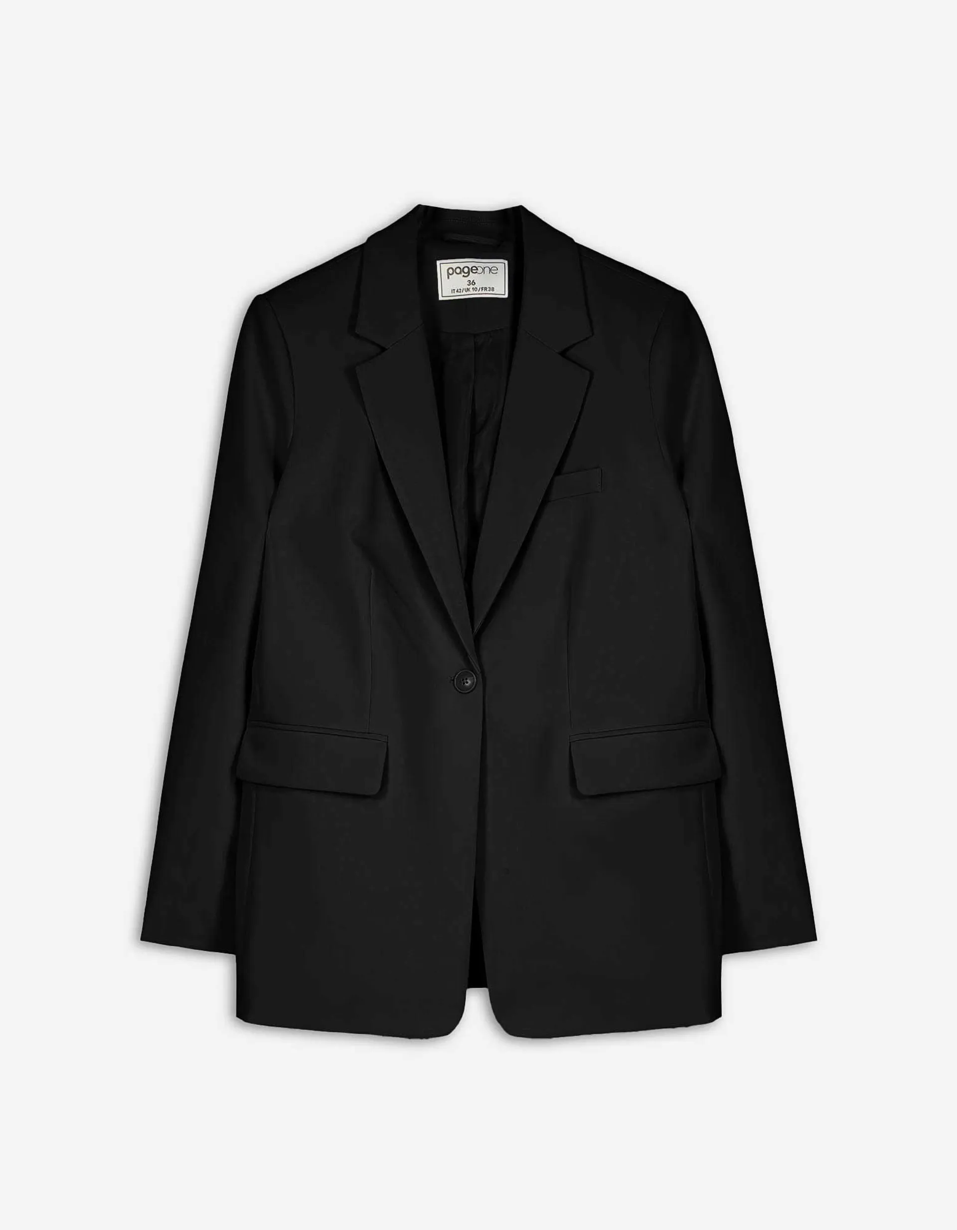 Blazer - Loose Fit - schwarz