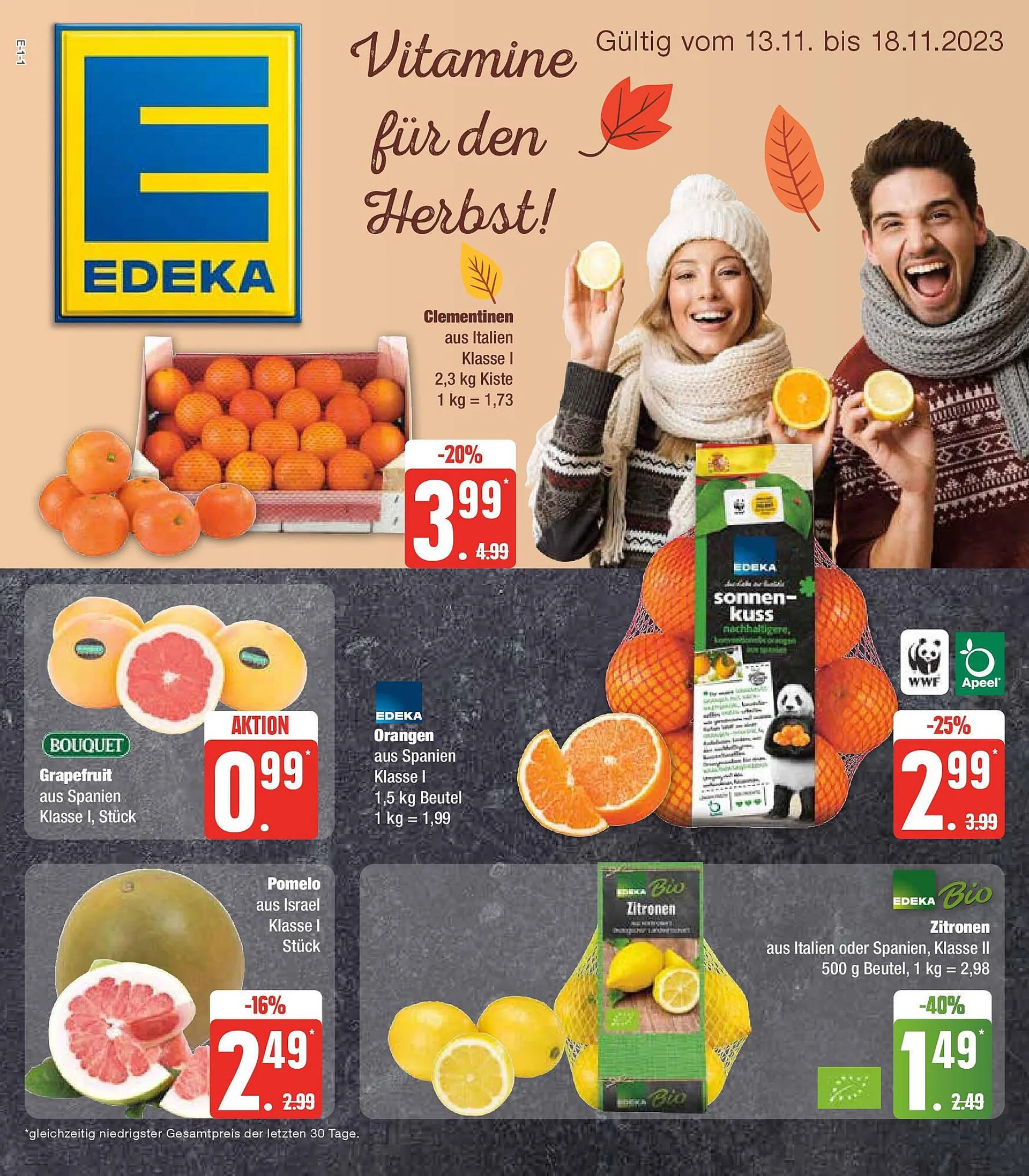 EDEKA Prospekt von 15. November bis 15. November 2023 - Prospekt seite 5