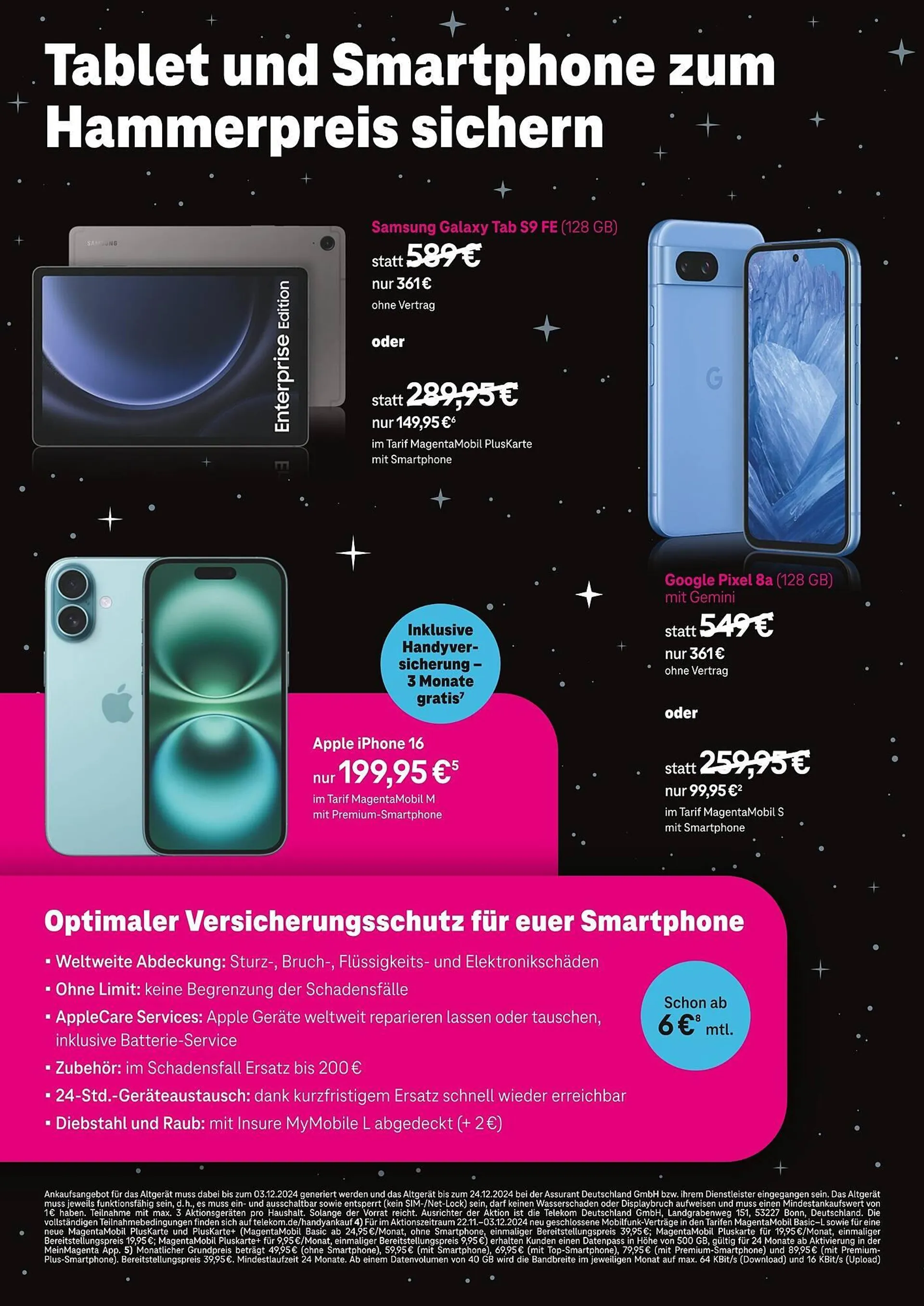 Telekom Shop Prospekt von 22. November bis 3. Dezember 2024 - Prospekt seite 4