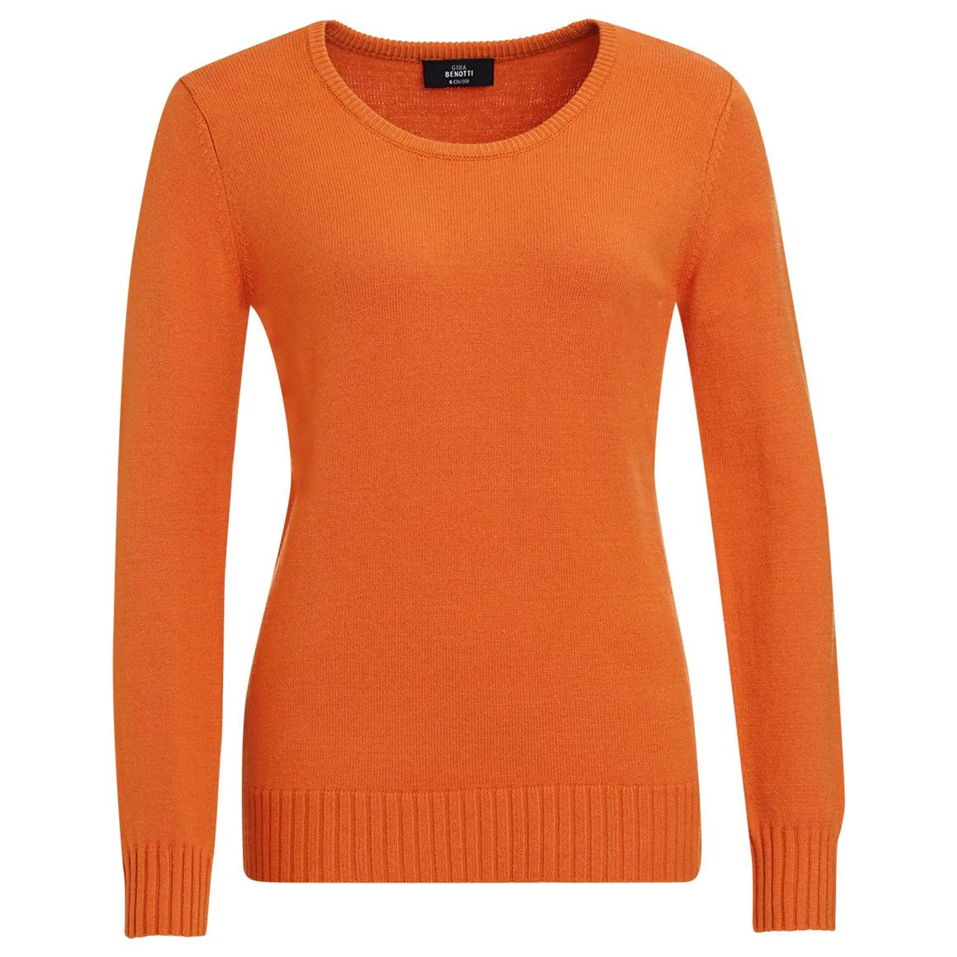 Damen Feinstrickpullover unifarben