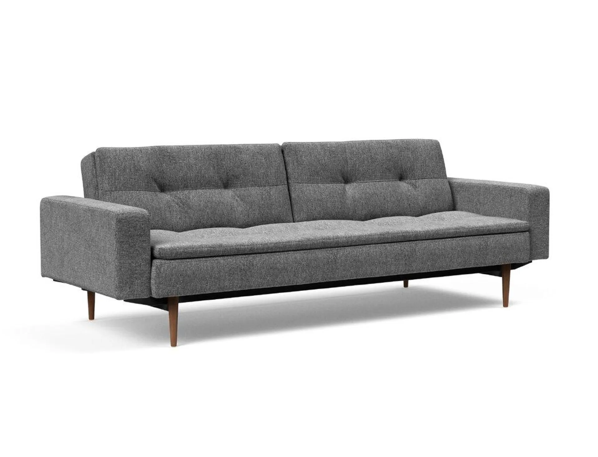 Schlafsofa mit Armlehnen Dublexo Styletto dunkel