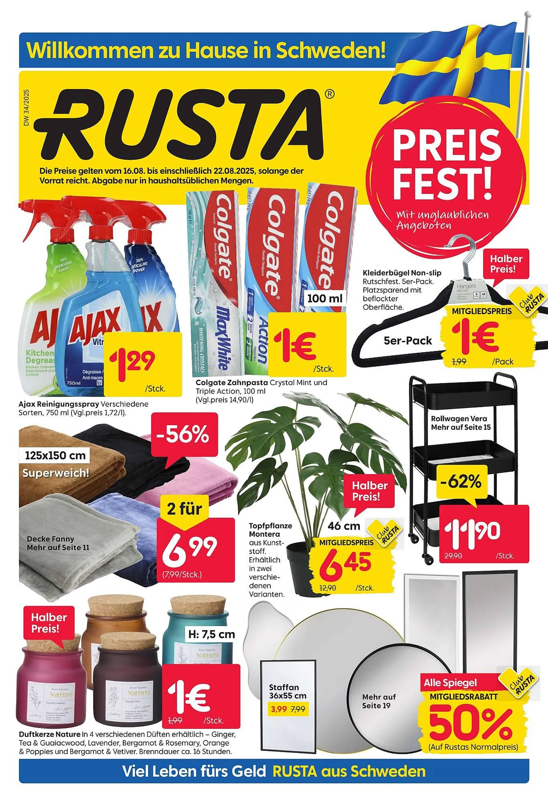 Rusta Prospekt von 16. August bis 22. August 2025 - Prospekt seite 1