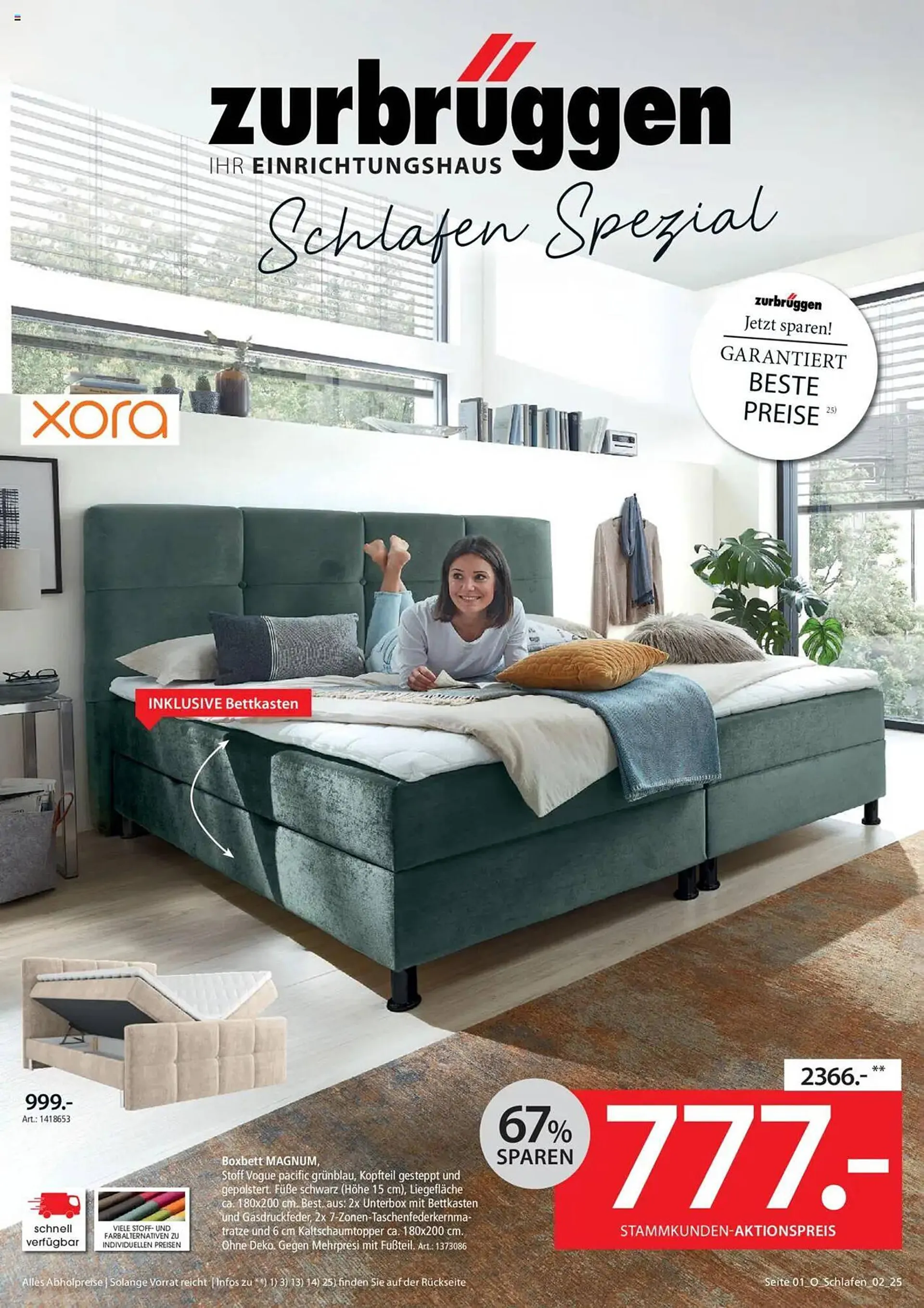 Zurbrüggen Prospekt von 16. Juli bis 31. Oktober 2025 - Prospekt seite 1