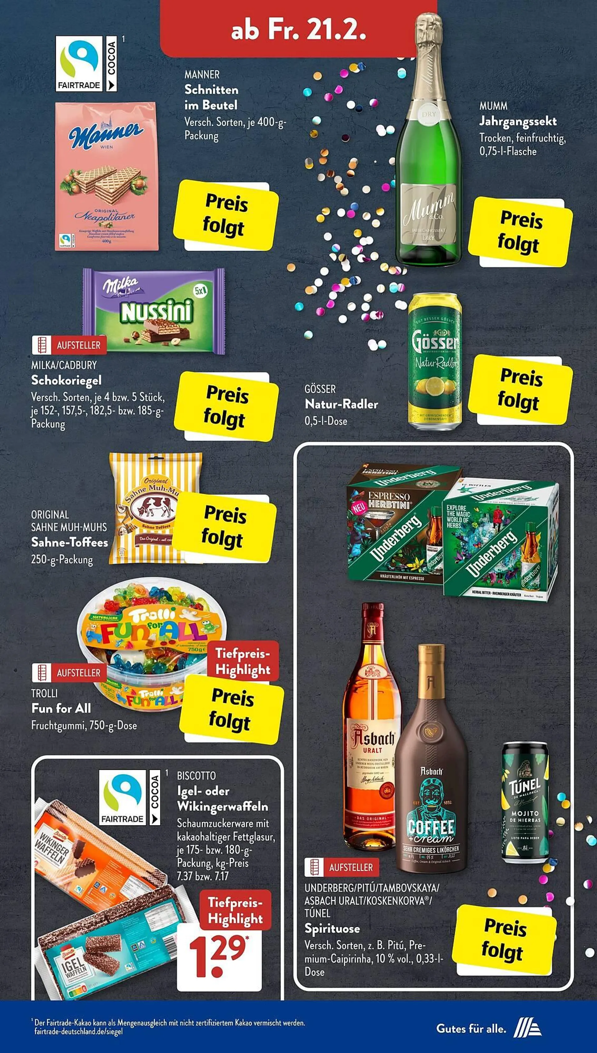 Aldi Süd Prospekt von 17. Februar bis 23. Februar 2025 - Prospekt seite 23