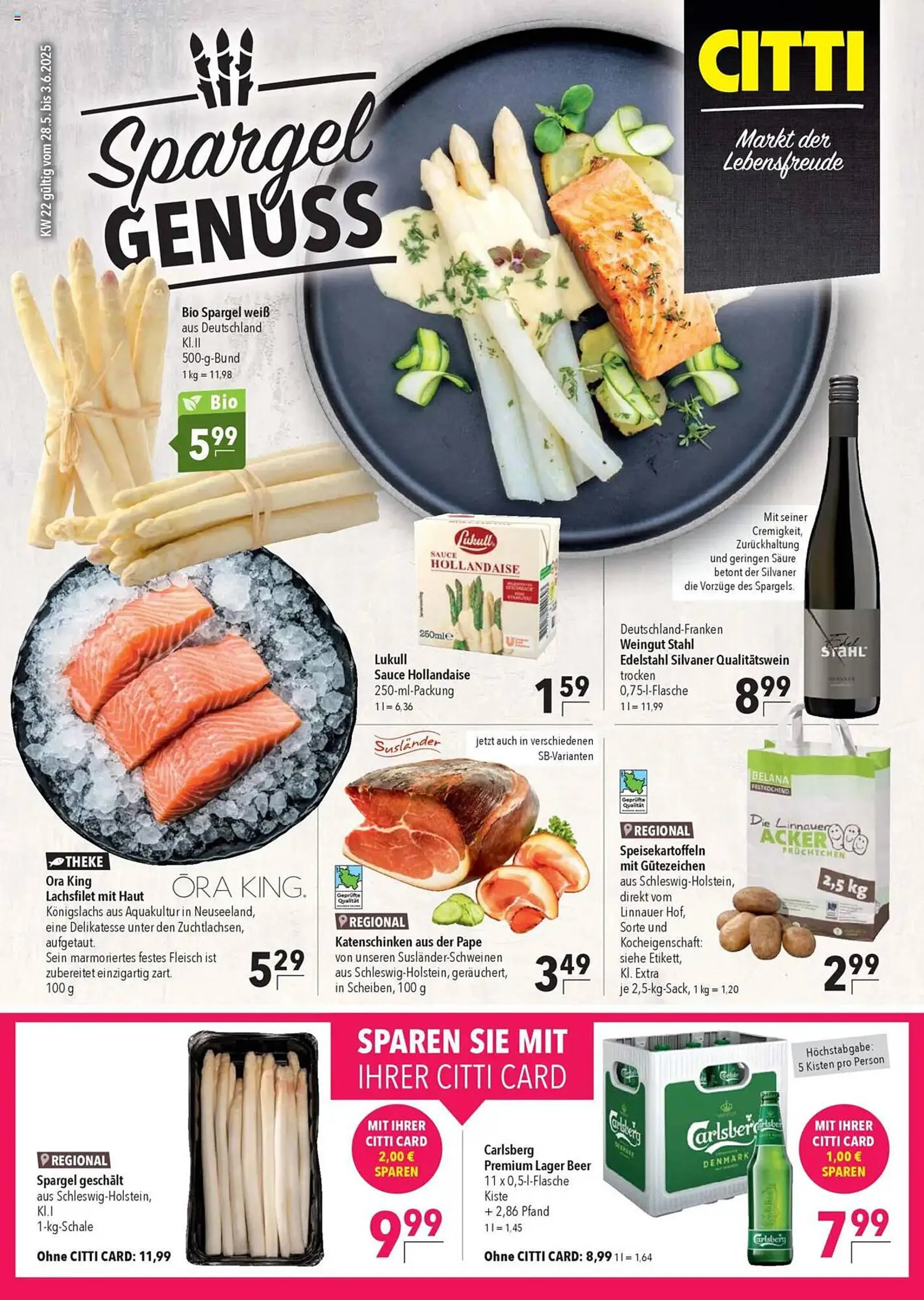 CITTI Markt Prospekt von 28. Mai bis 3. Juni 2025 - Prospekt seite 1
