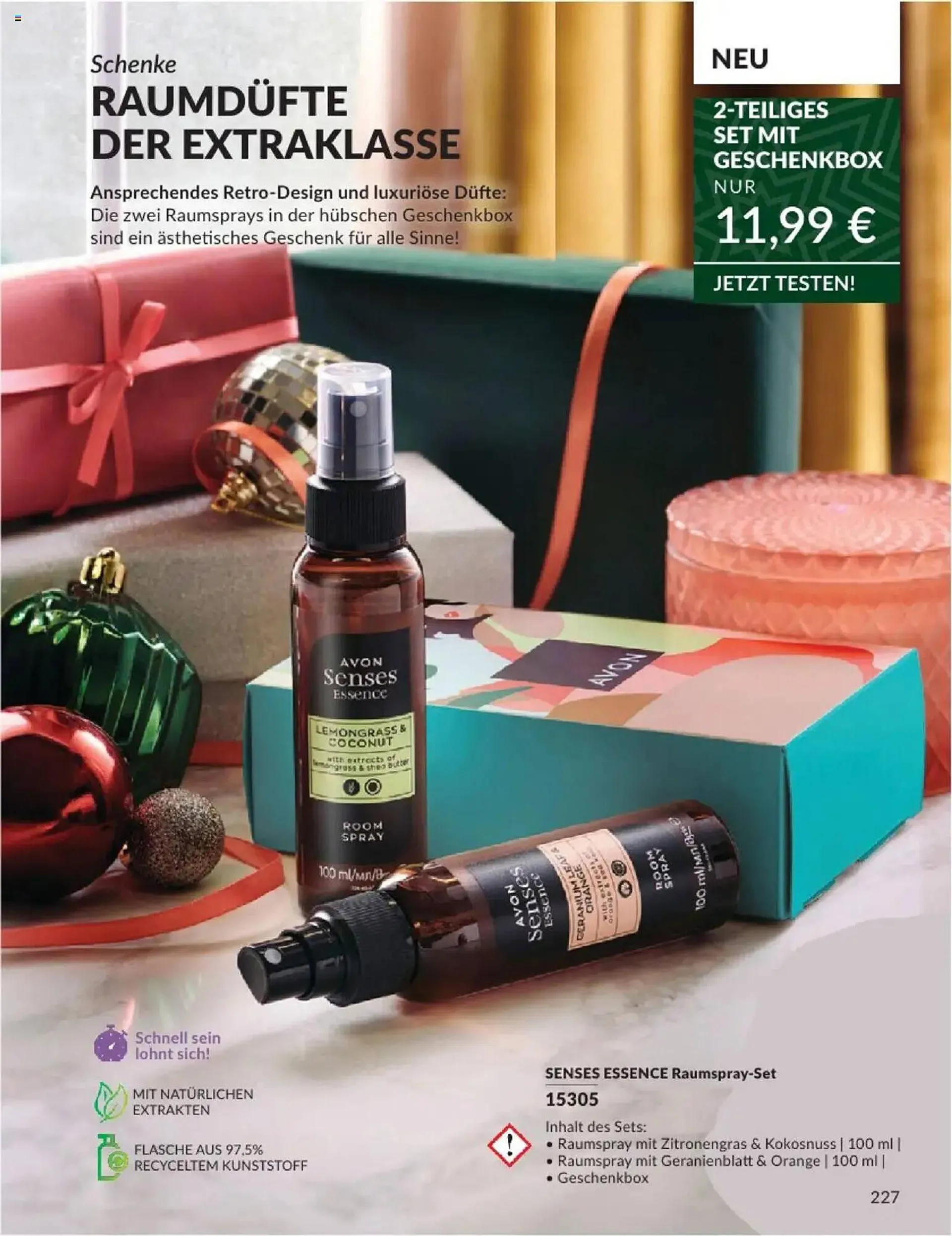 Avon Prospekt von 1. Dezember bis 30. Dezember 2024 - Prospekt seite 227