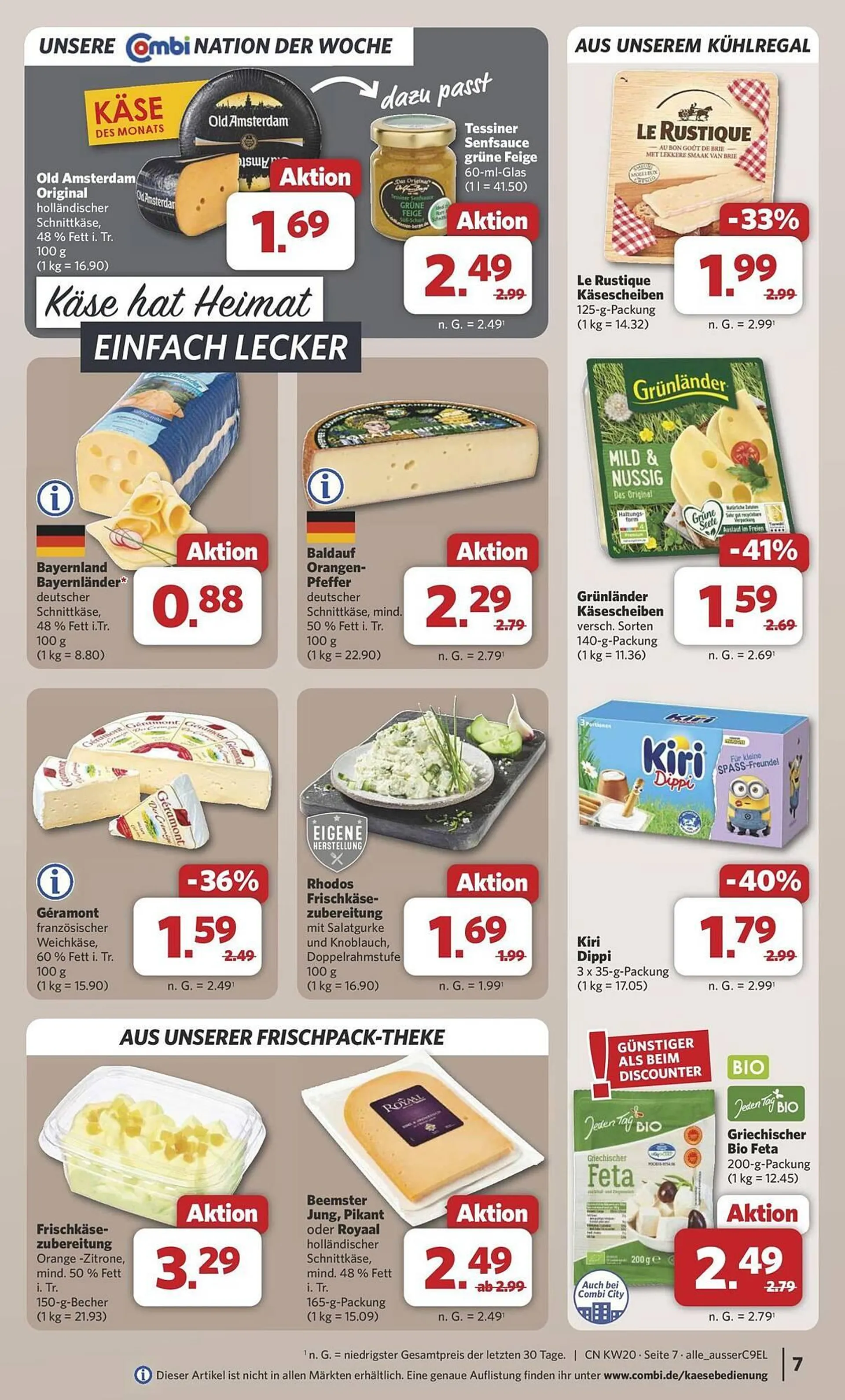 Combi Prospekt von 11. Mai bis 17. Mai 2025 - Prospekt seite 7
