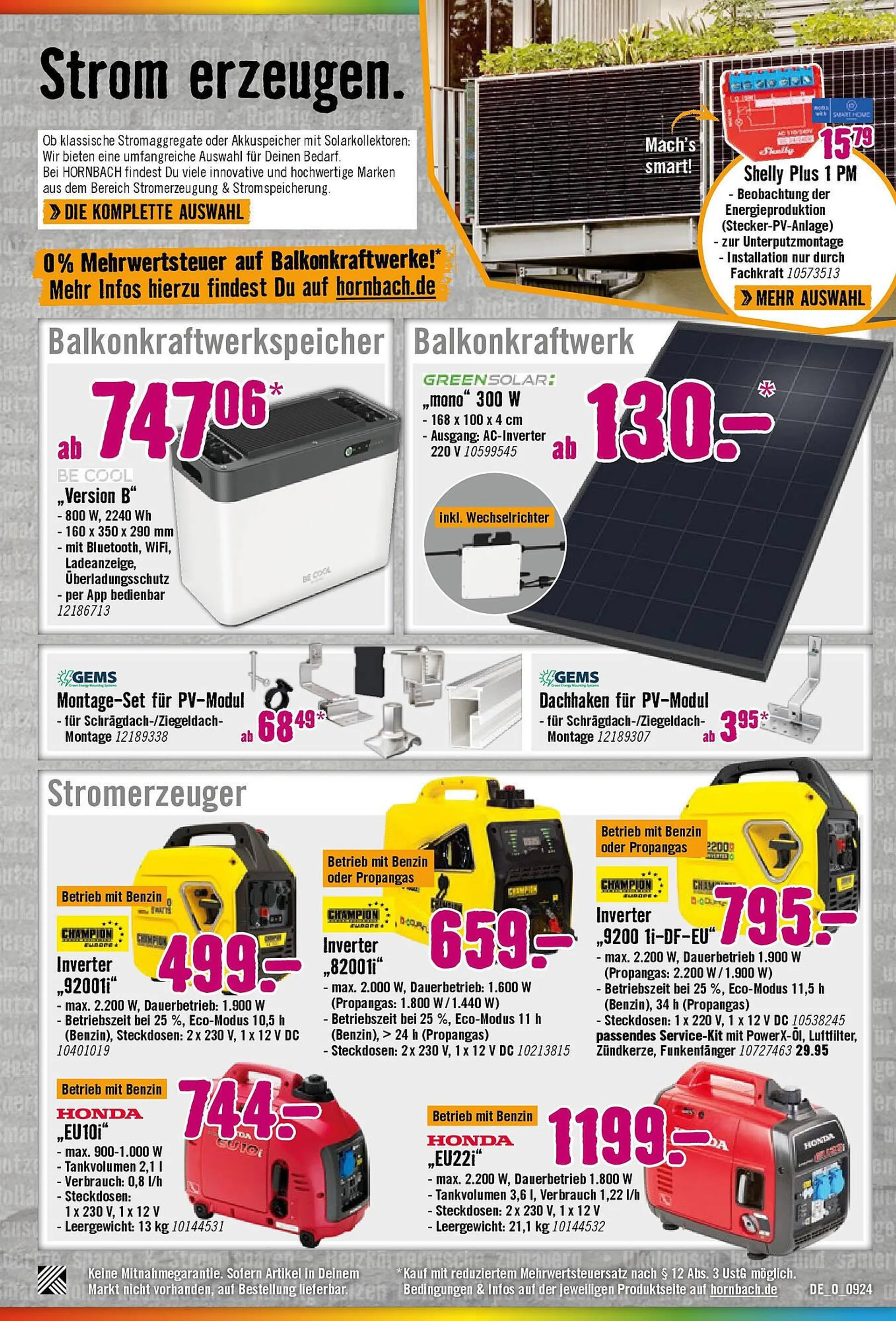 Hornbach Prospekt von 27. August bis 24. September 2024 - Prospekt seite 11