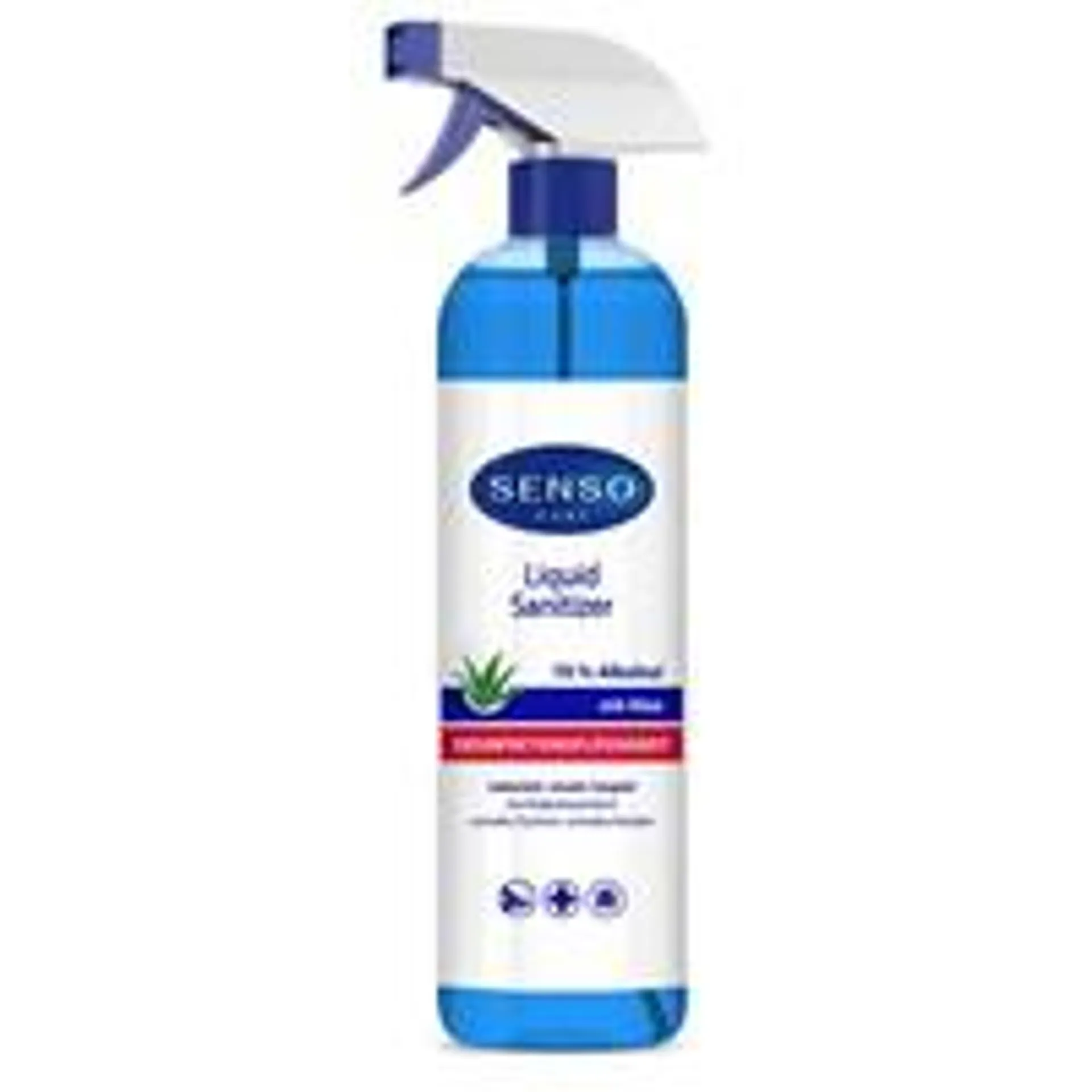 Desinfektionsspray Liquid Sanitizer mit Aloe Vera, von Senso Care, 750ml