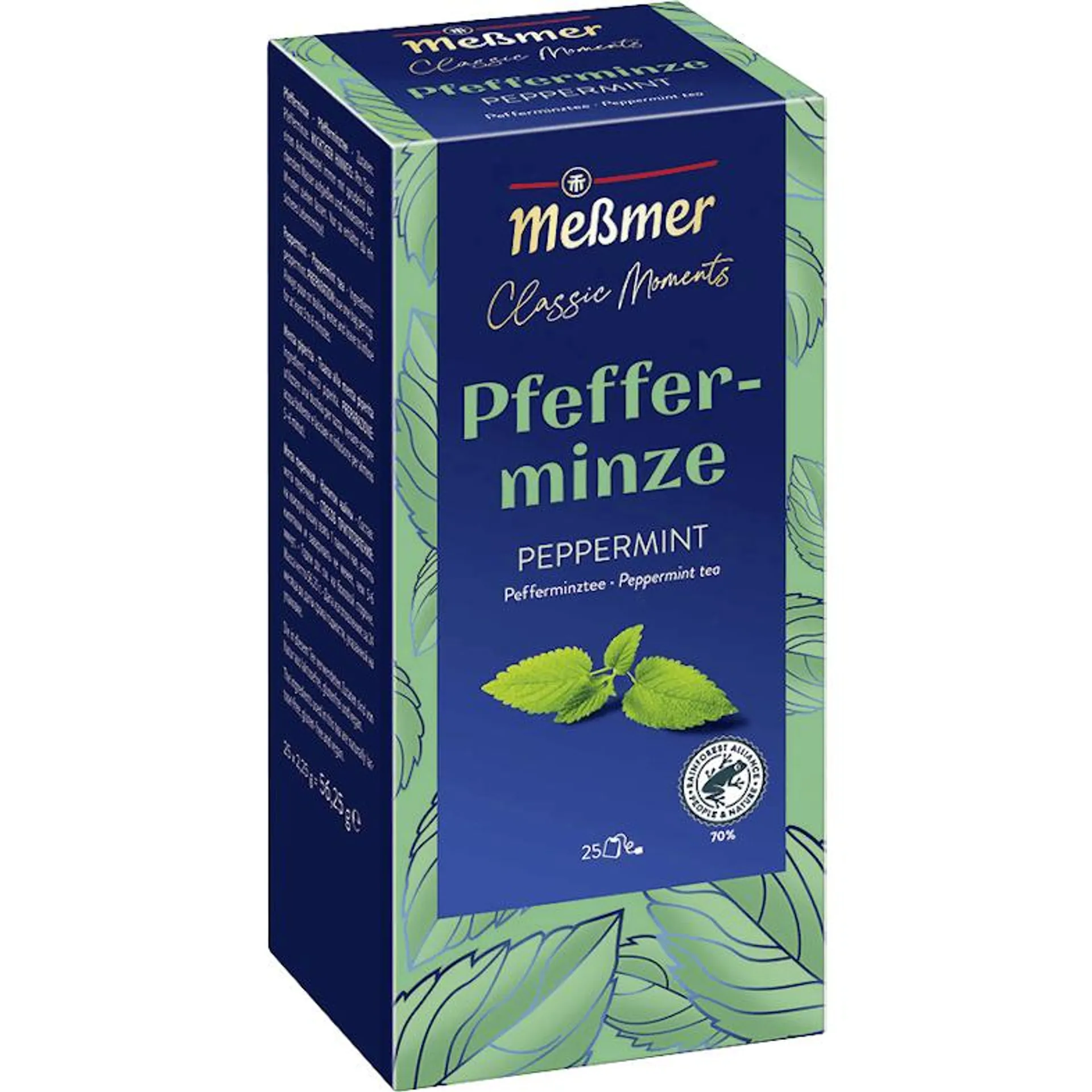 Meßmer Classic Moments Kräutertee Pfefferminze 25 Teebeutel (56 g)