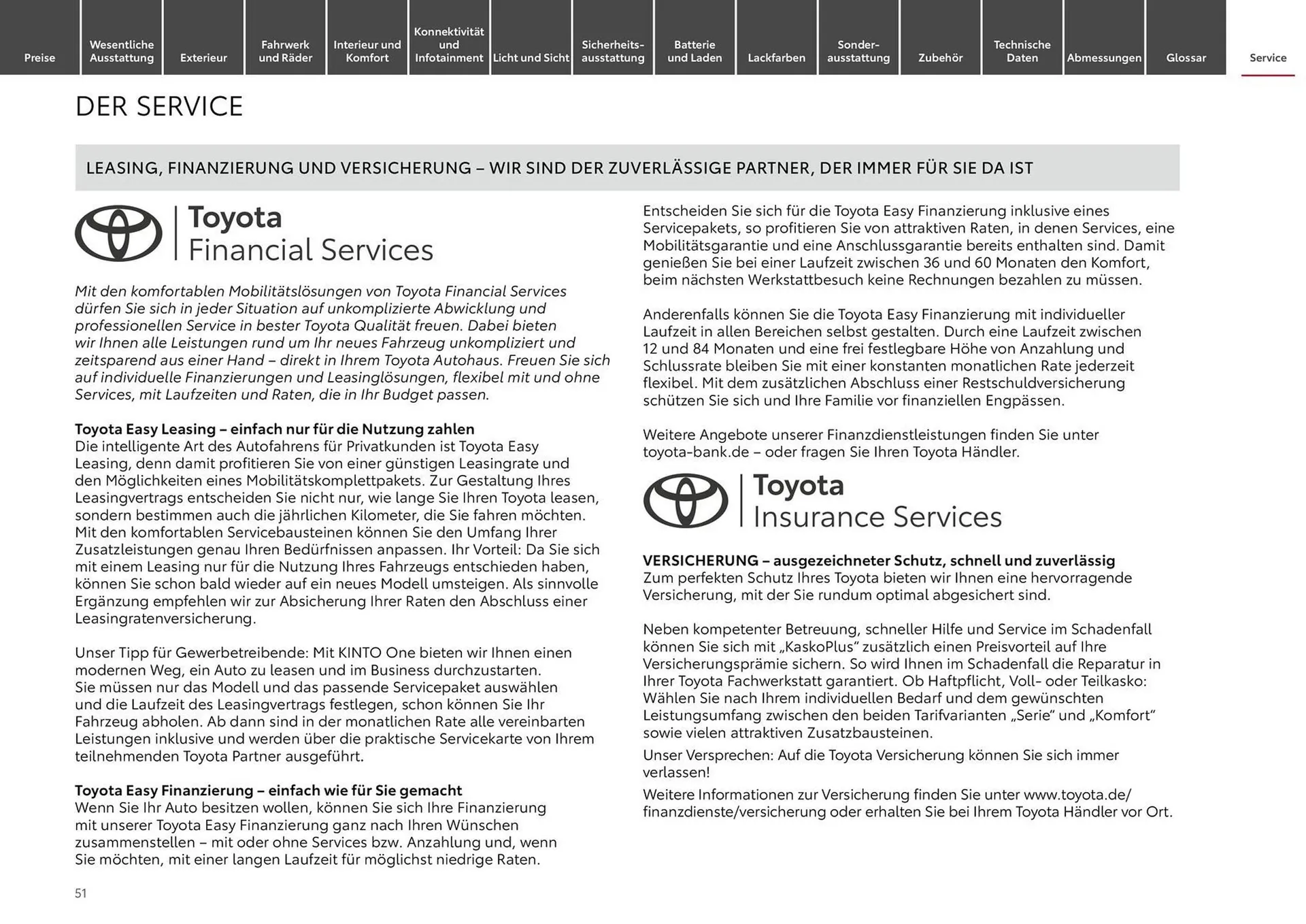 Toyota Prospekt von 12. Juni bis 12. Juni 2025 - Prospekt seite 51