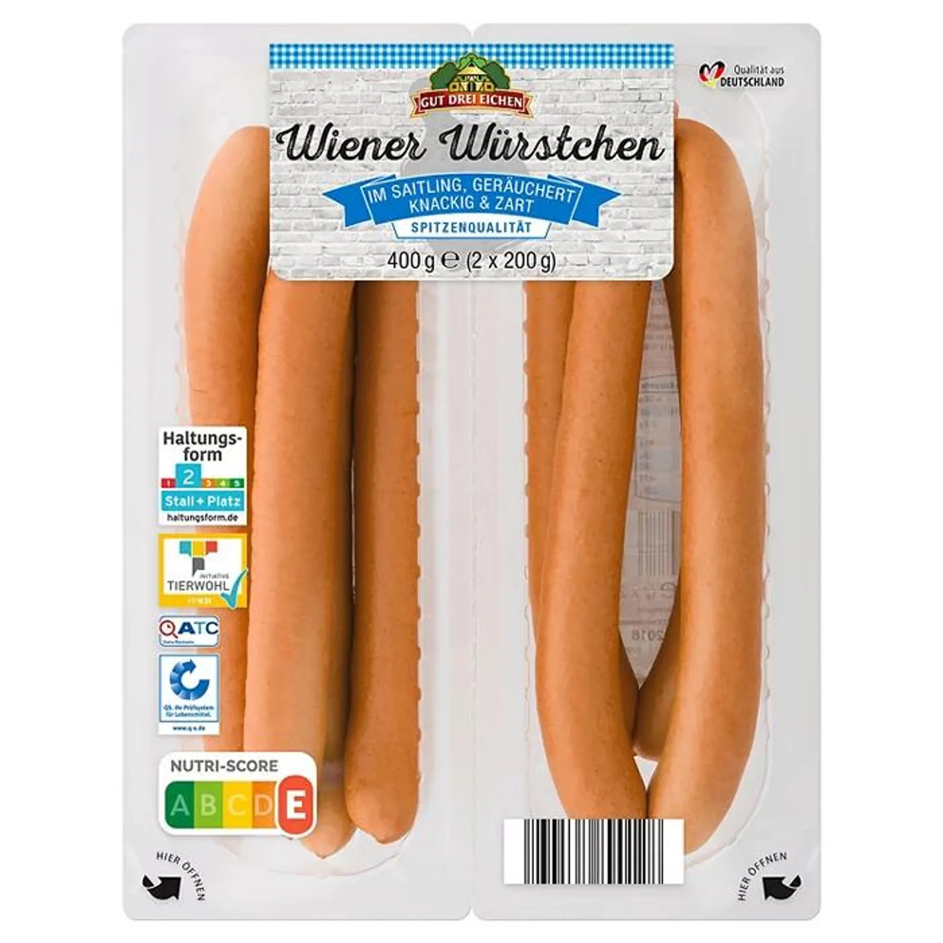 GUT DREI EICHEN Wiener Würstchen 400 g