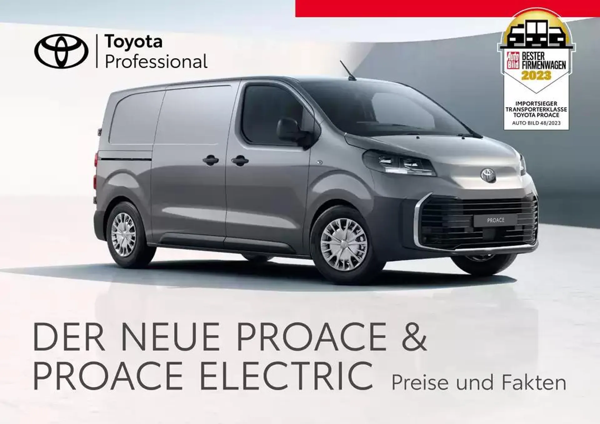 Toyota Der neue Proace/Proace Electric von 22. Januar bis 22. Januar 2026 - Prospekt seite 1