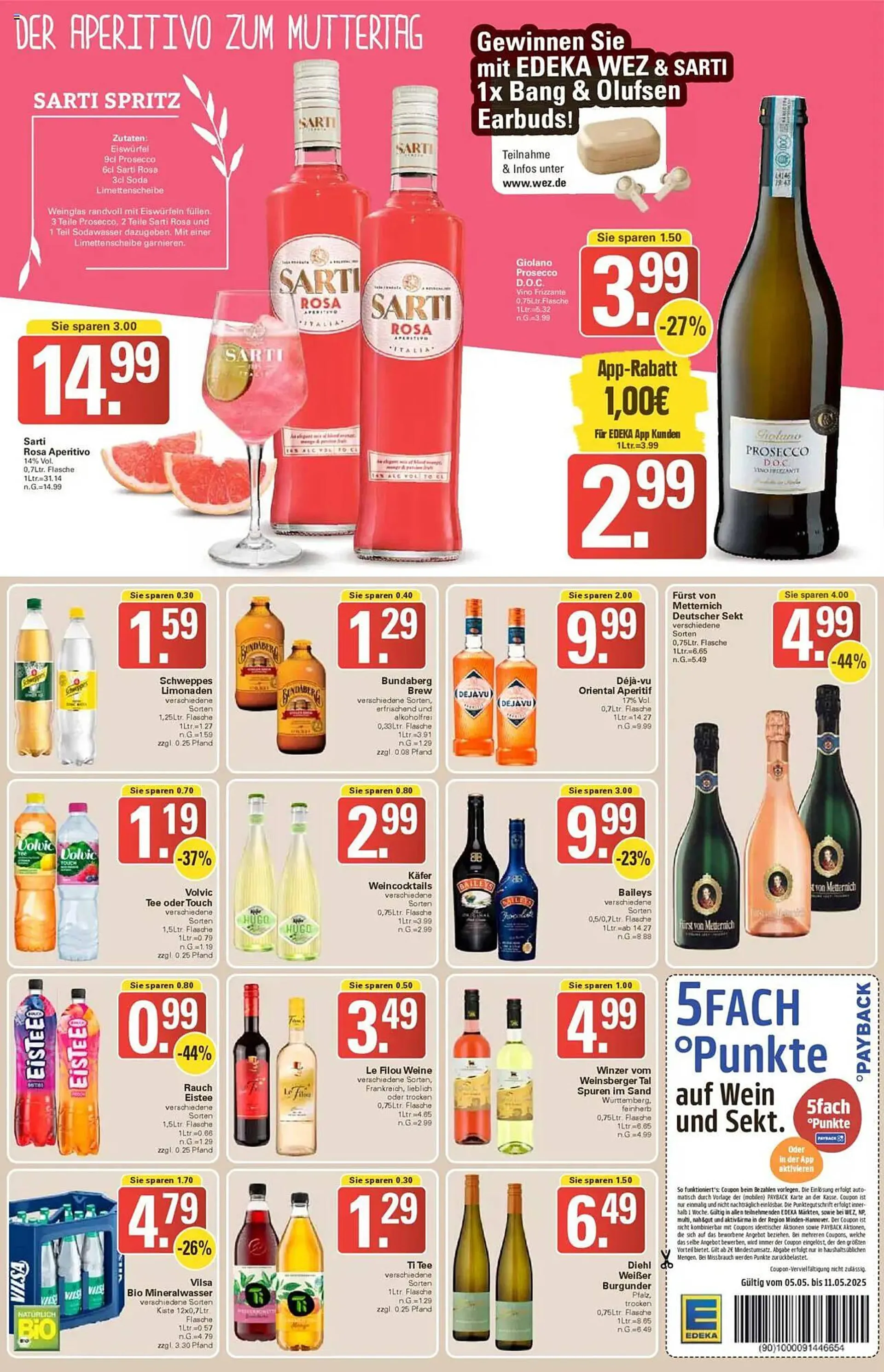 WEZ Prospekt von 5. Mai bis 10. Mai 2025 - Prospekt seite 15