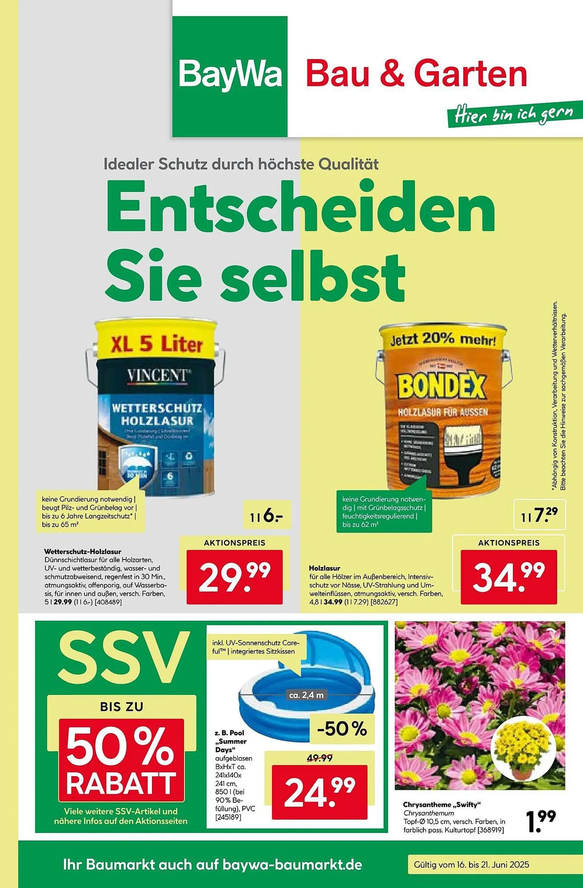 BayWa Prospekt von 16. Juni bis 21. Juni 2025 - Prospekt seite 1