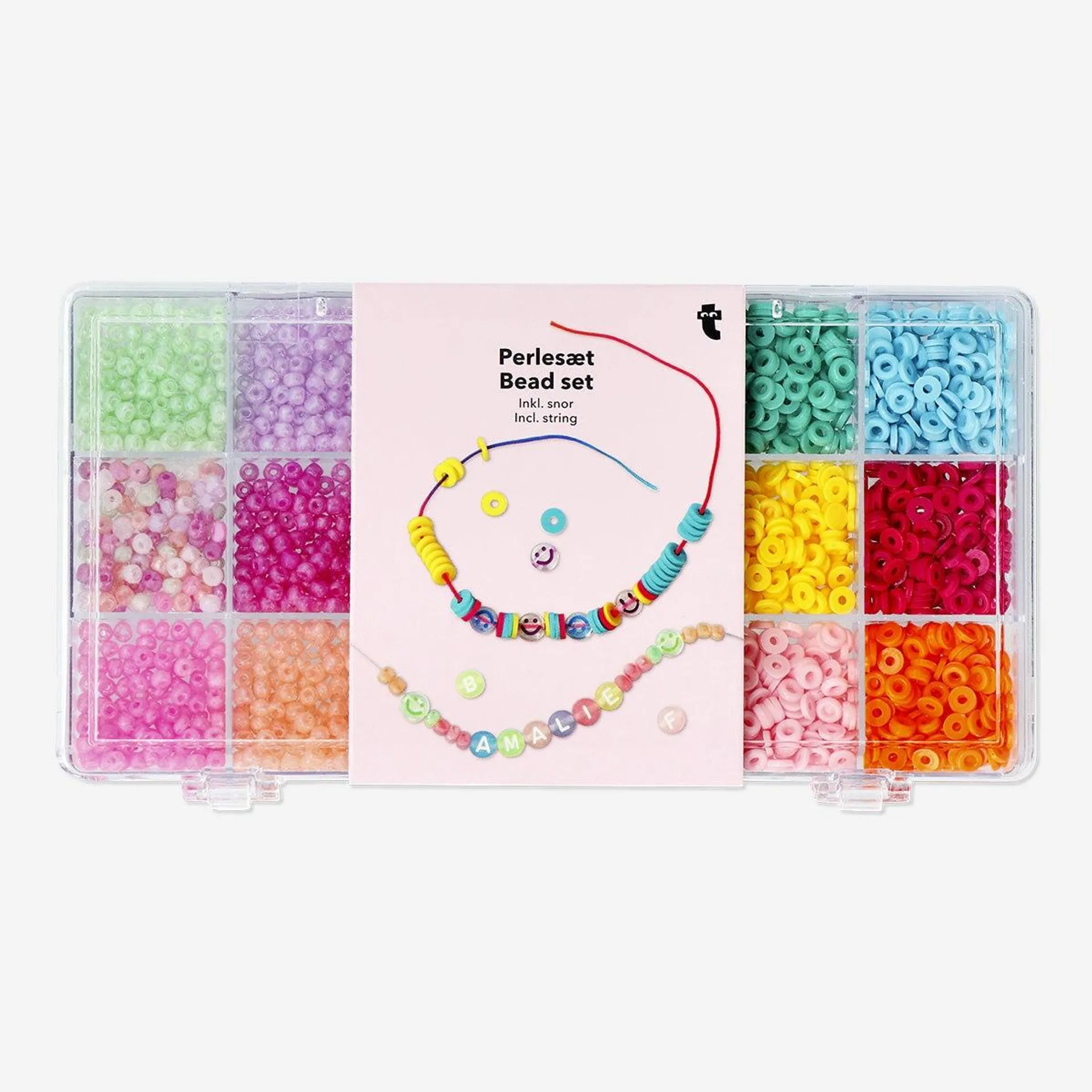 Bead set with string