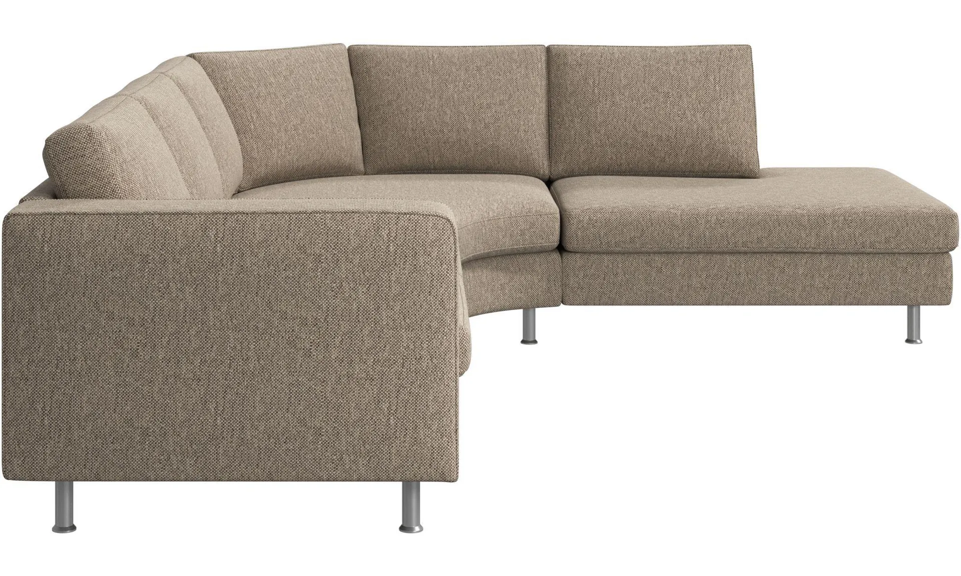 Indivi Sofa mit rundem Loungemodul