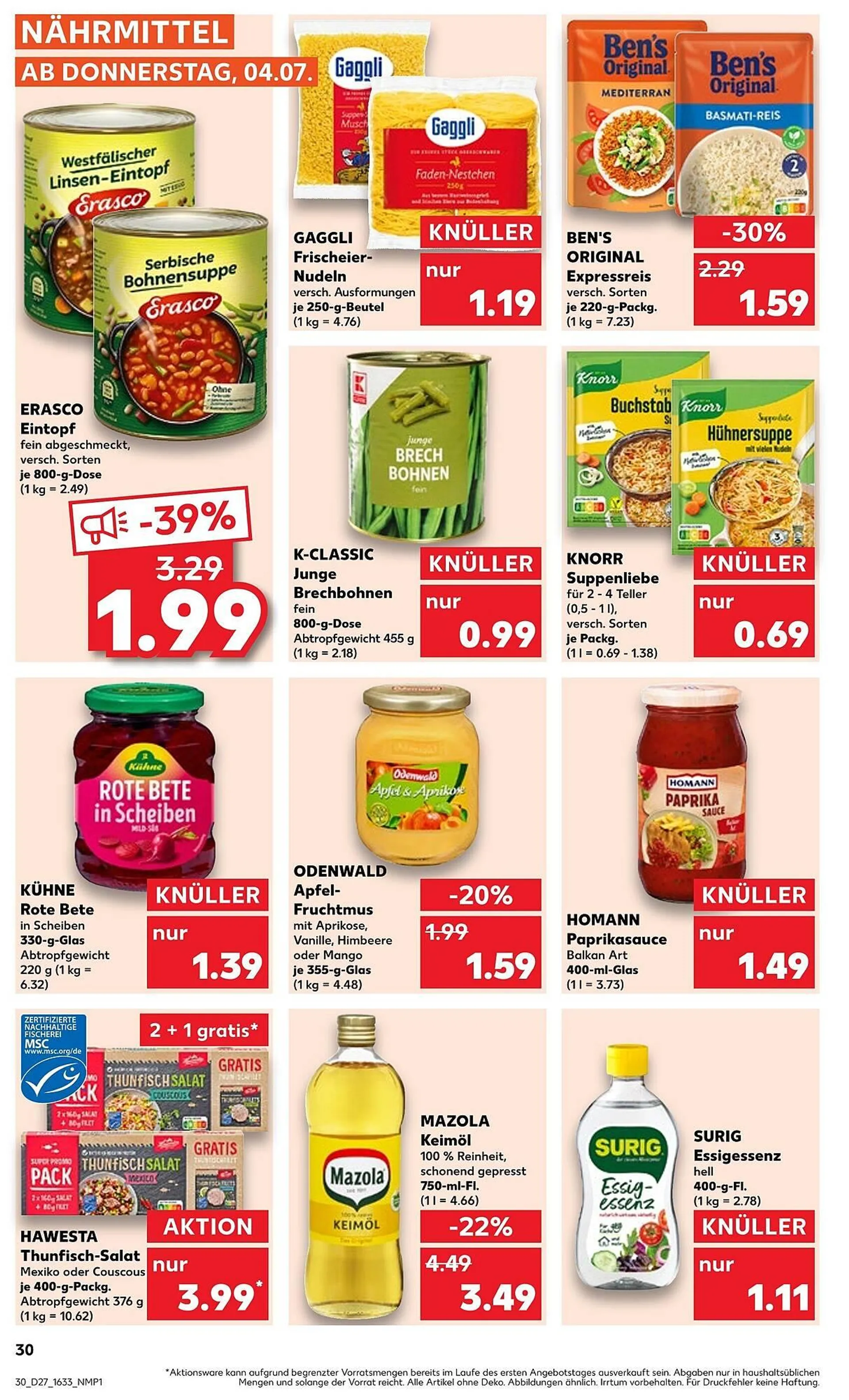 Kaufland Prospekt von 3. Juli bis 10. Juli 2024 - Prospekt seite 38