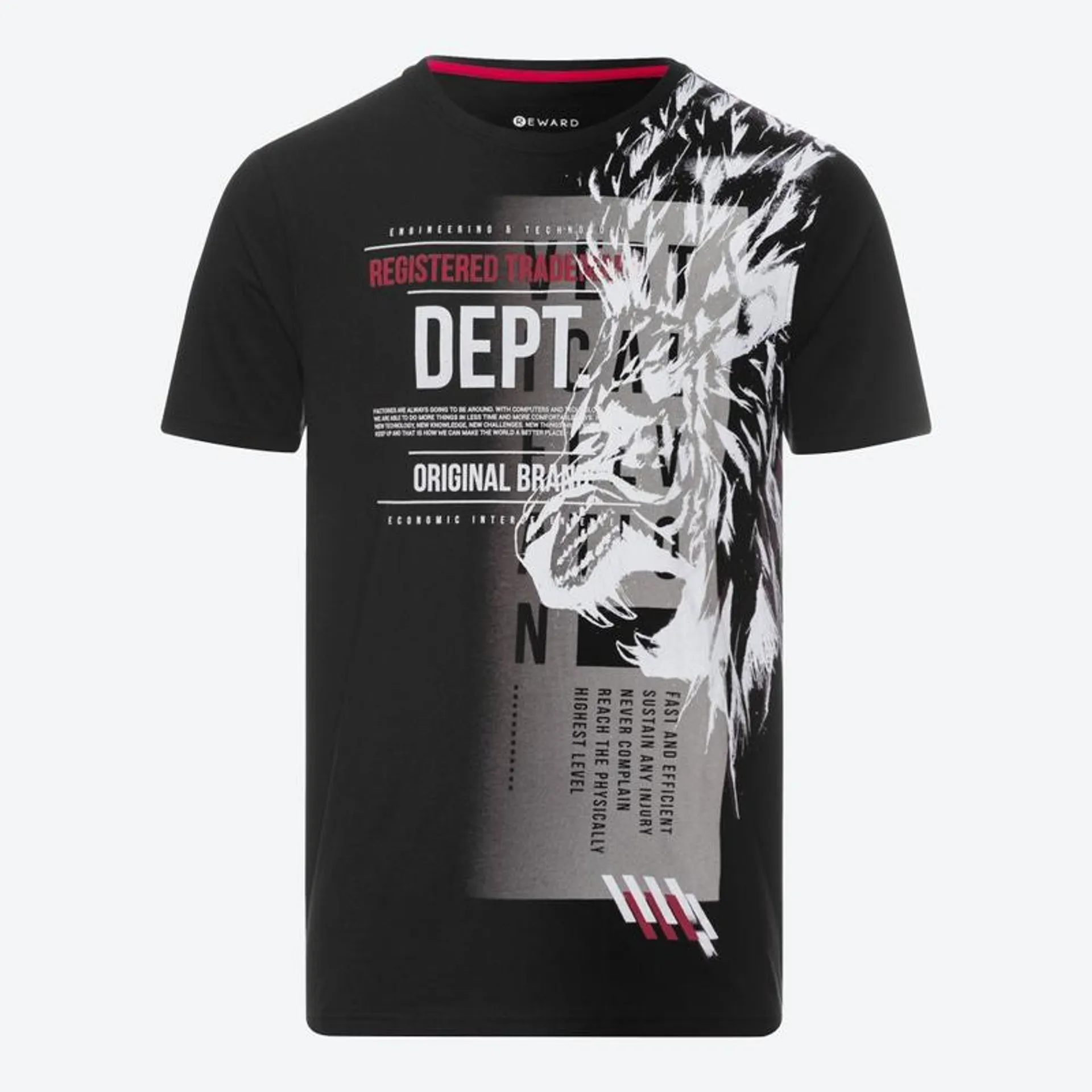 Herren-T-Shirt mit großem Frontprint