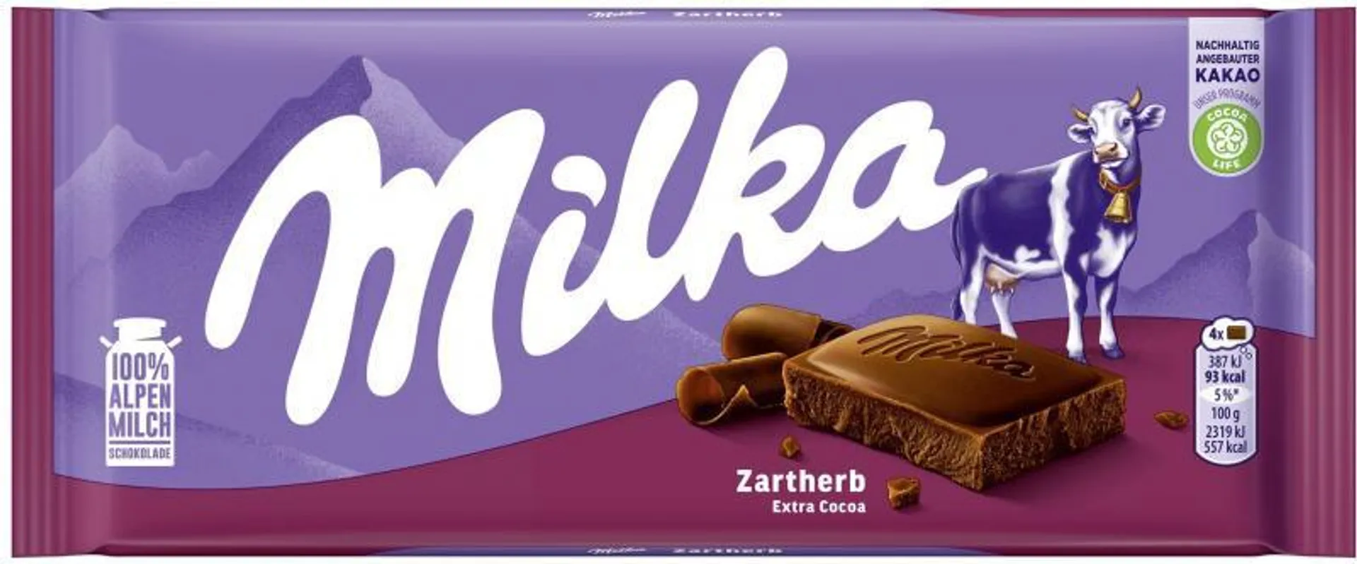 Milka Tafel Zartherb 100 g