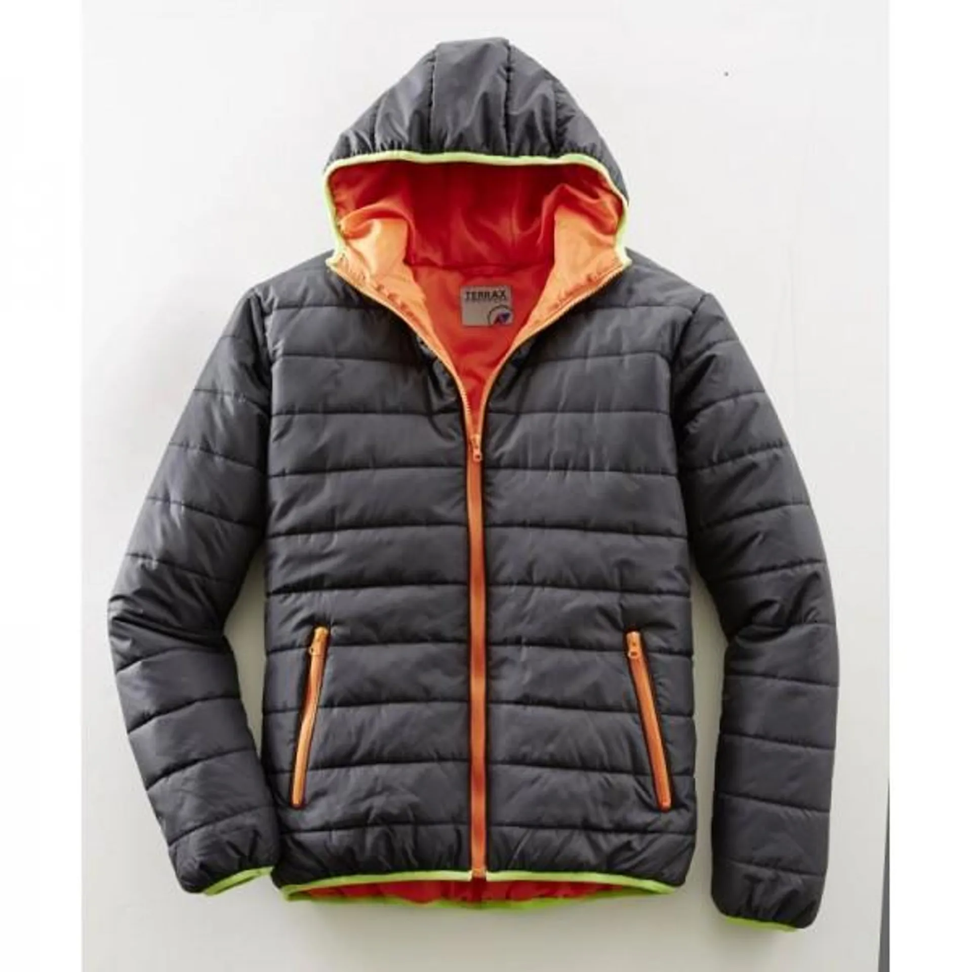 Terrax Steppjacke schwarz/limette,