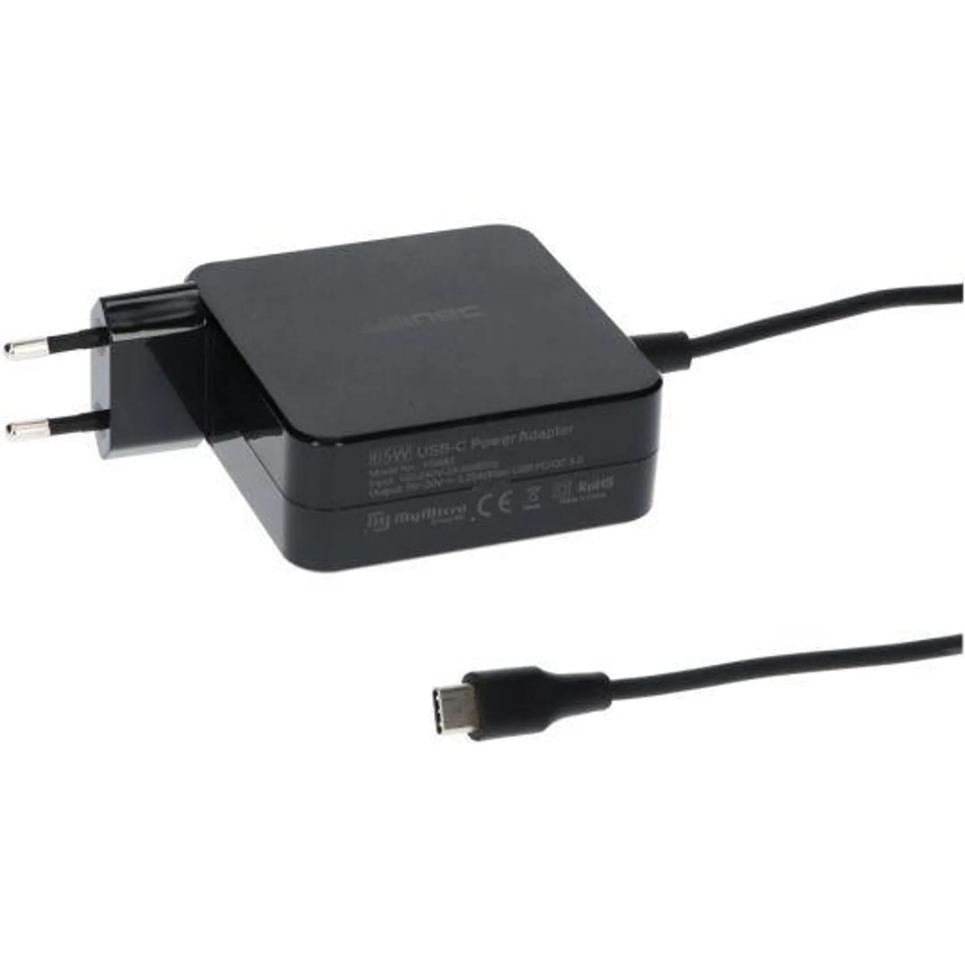 Yanec USB-C Wandladegerät 65W Schwarz - B-Ware