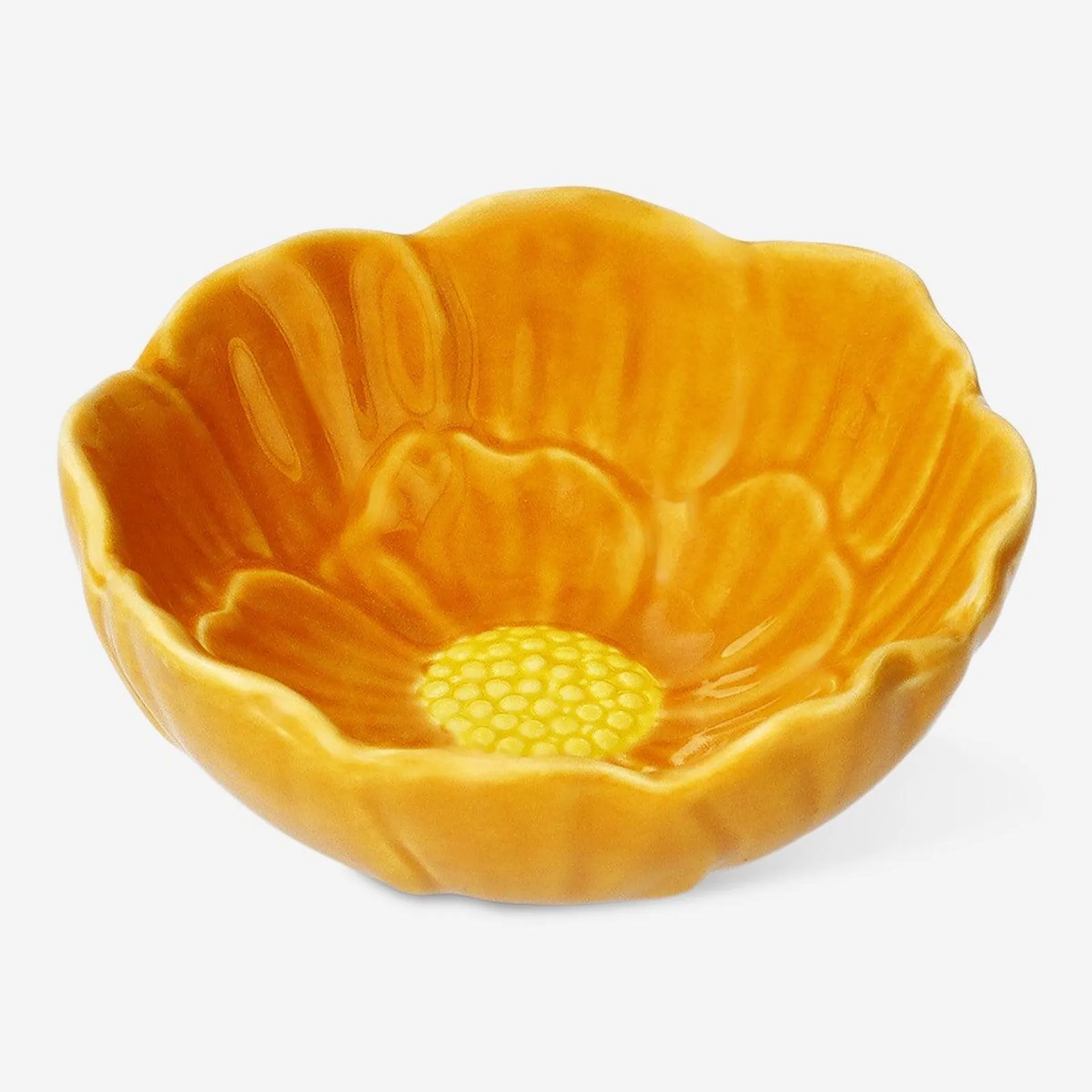 Orange flower bowl - Small