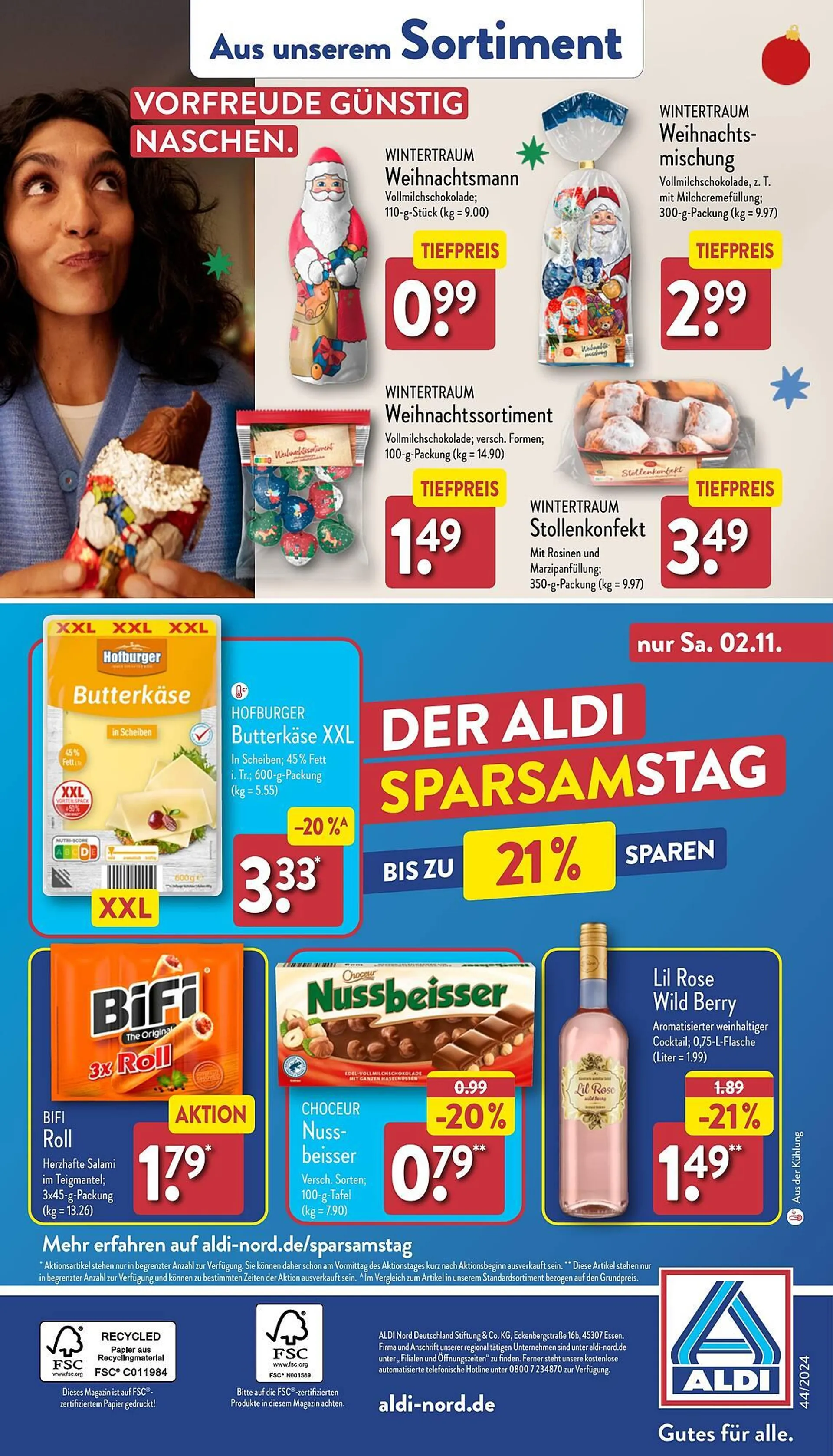 Aldi Nord Prospekt von 28. Oktober bis 2. November 2024 - Prospekt seite 41