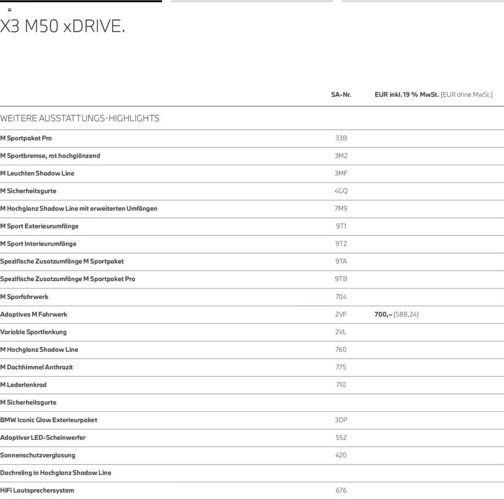 BMW X3 von 1. August bis 31. Dezember 2024 - Prospekt seite 13