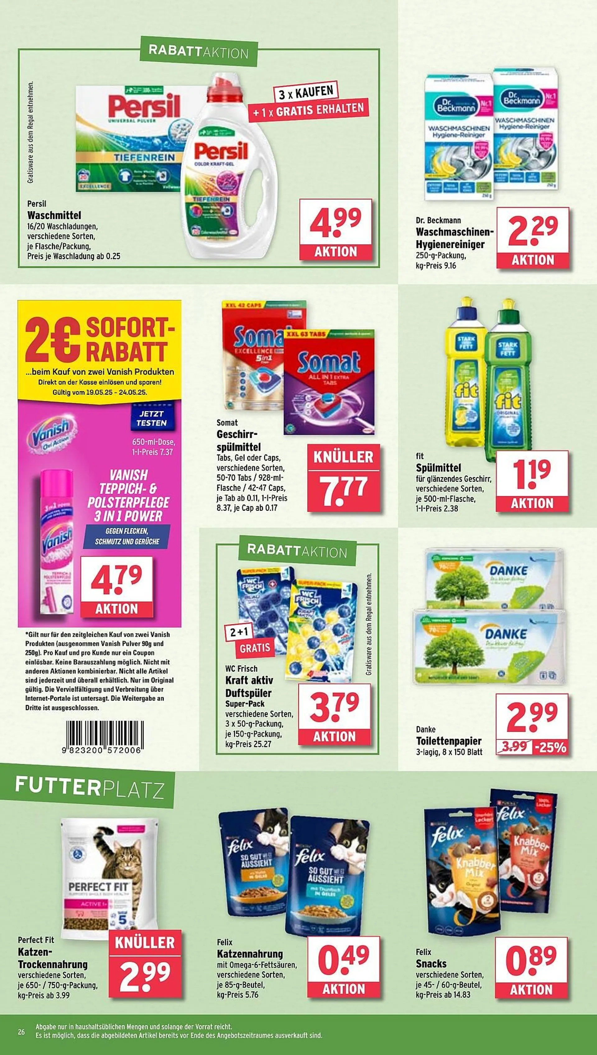 Wasgau Prospekt von 19. Mai bis 26. Mai 2025 - Prospekt seite 26