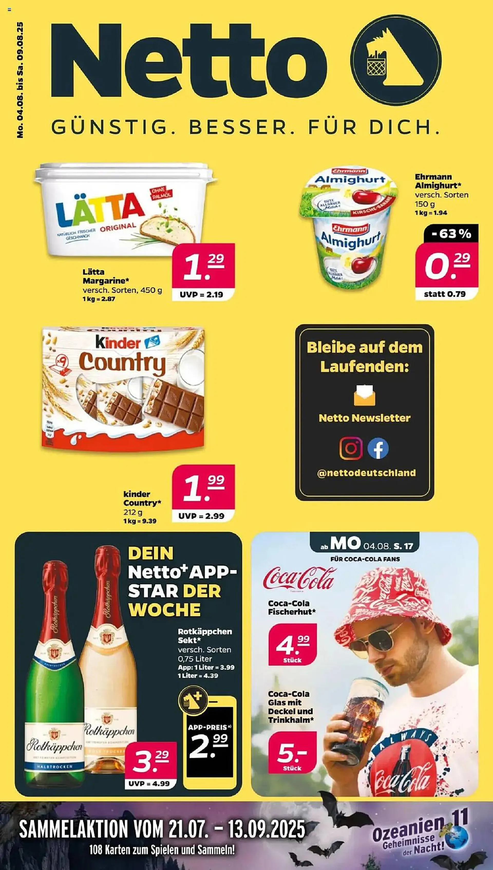 NETTO Prospekt von 4. August bis 9. August 2025 - Prospekt seite 1